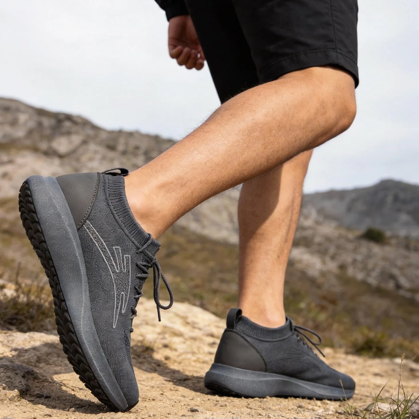 Baskets Homme Respirantes Mesh Running Fitness Tennis Marche Gym Outdoor Sneakers