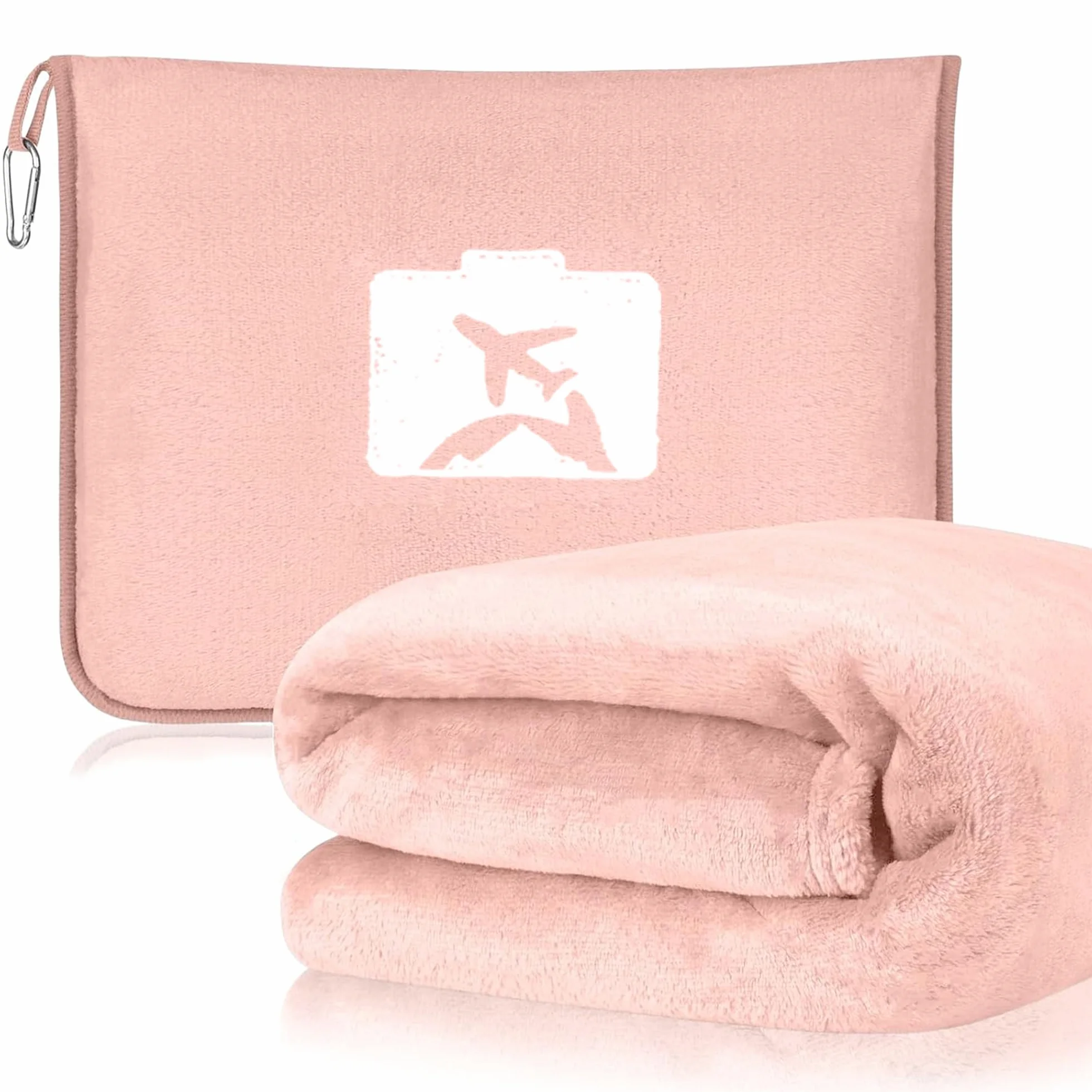 Couverture de voyage coussin 2 en 1 152 x 127 cm pour avion voiture bureau maison