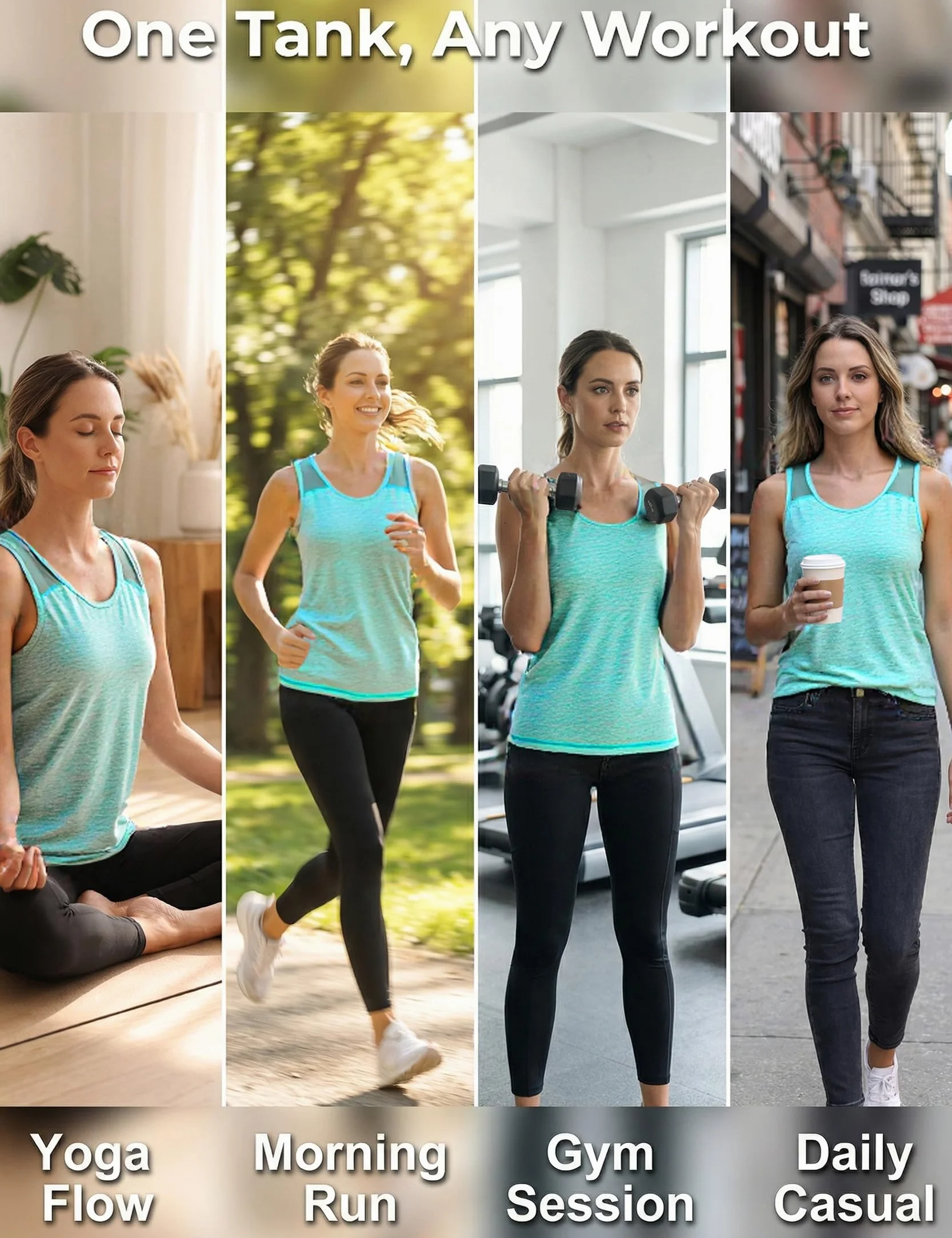 Débardeur de Sport Femme Léger en Maille sans Manches Respirant Séchage Rapide Yoga Running Fitness