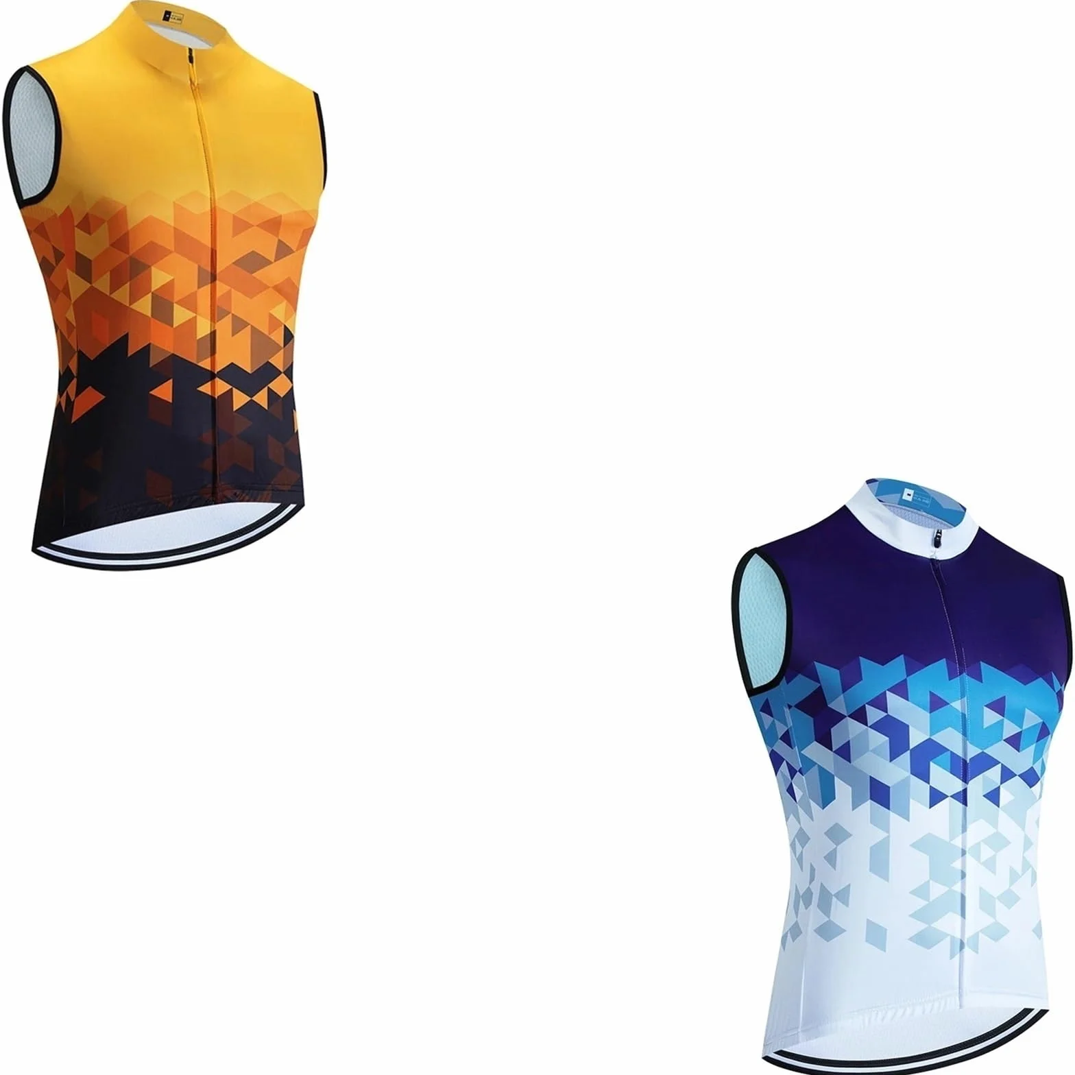 Maillot de Cyclisme d'équipe à séchage Rapide Coupe-Vent pour Hommes sans Manches Cyclisme Gilet