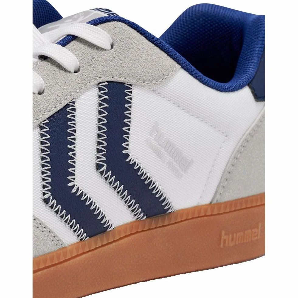 hummel Perfekt NS Baskets de handball végétaliennes Blanc/bleu