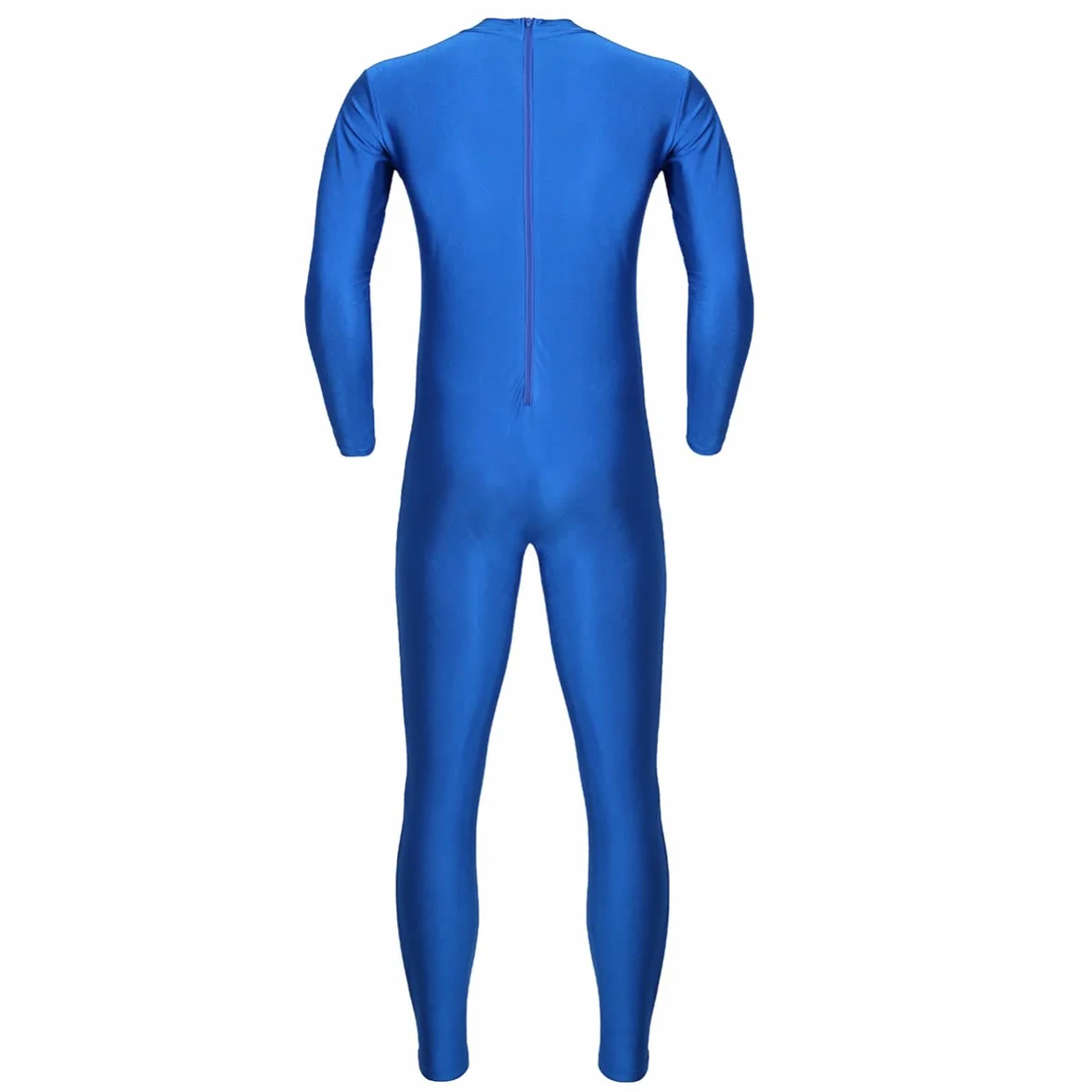 IEFIEL Body Justaucorps à Zippé Manches Longues pour Sport Hommes M-2XL