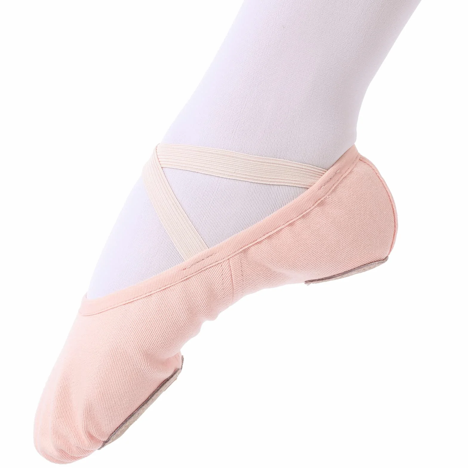 Chaussures de Danse Classique Demi Pointe Toile Ballet Fille Enfants