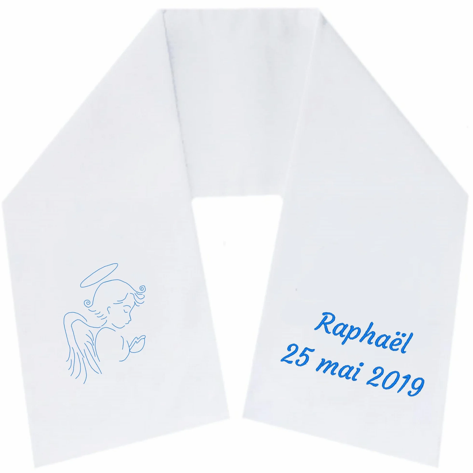 Écharpe de baptême brodée personnalisée 60 modèles