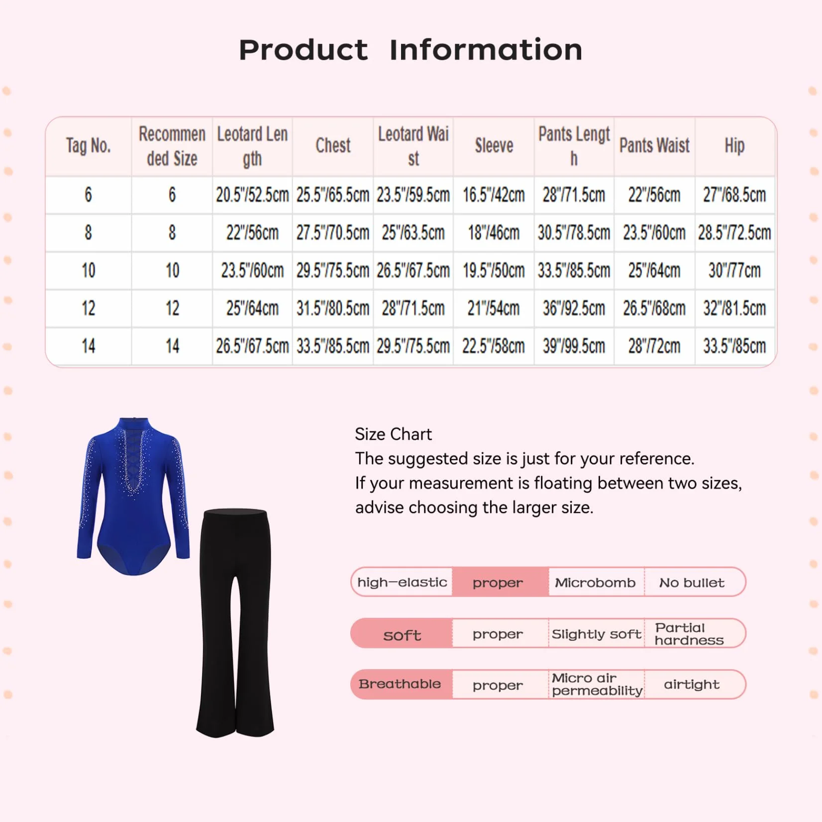 Tenue Patinage Artistique Garçon Enfant Justaucorps Pantalon Danse Ensemble