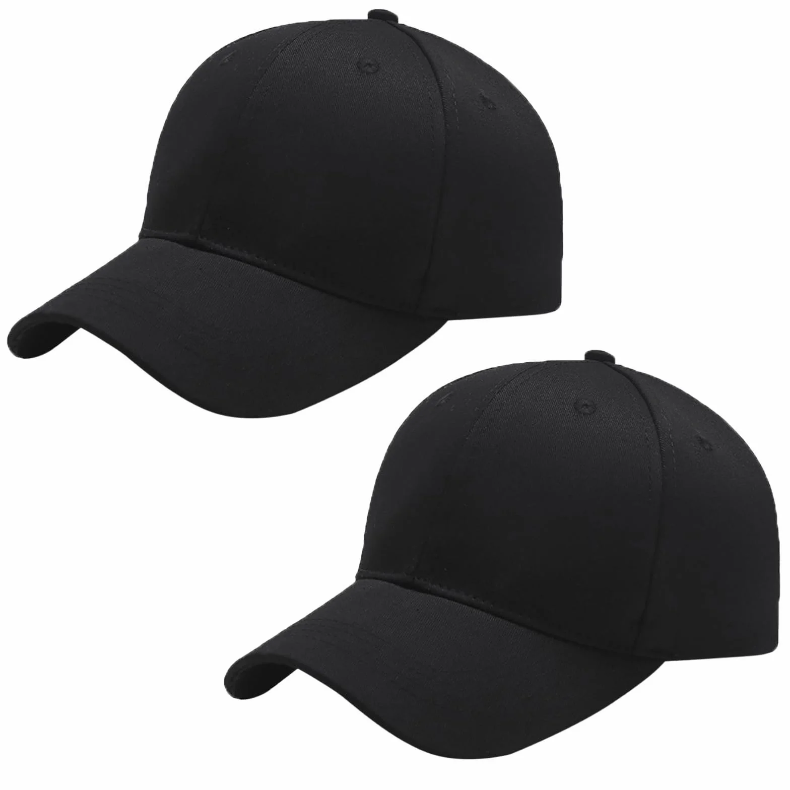 Casquette de Baseball Coton Anti-Soleil Réglable pour Homme Femme, Chapeau Sport Extérieur