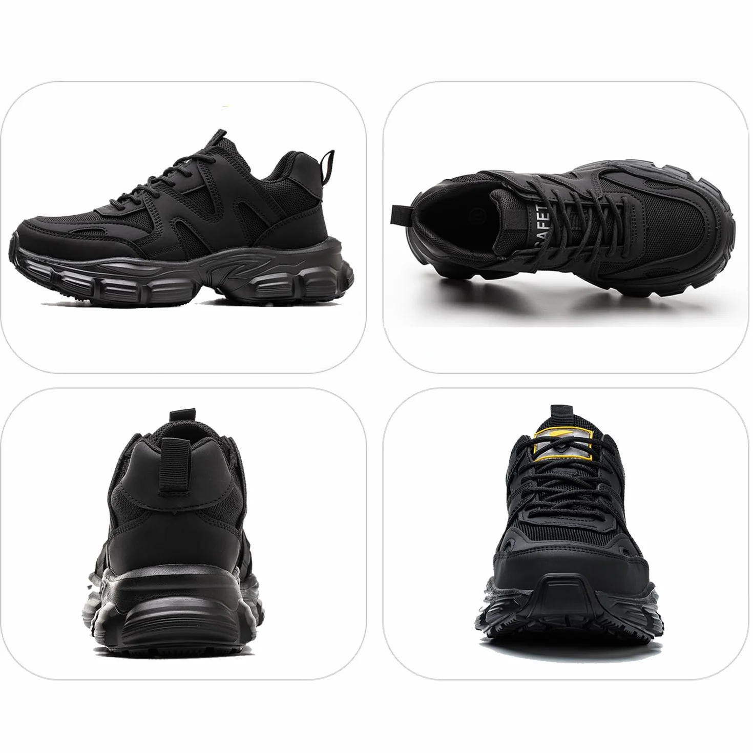 Chaussure de Sécurité Femme Légère Basket Securite Respirante Antidérapante Chaussures Travail Embout Acier