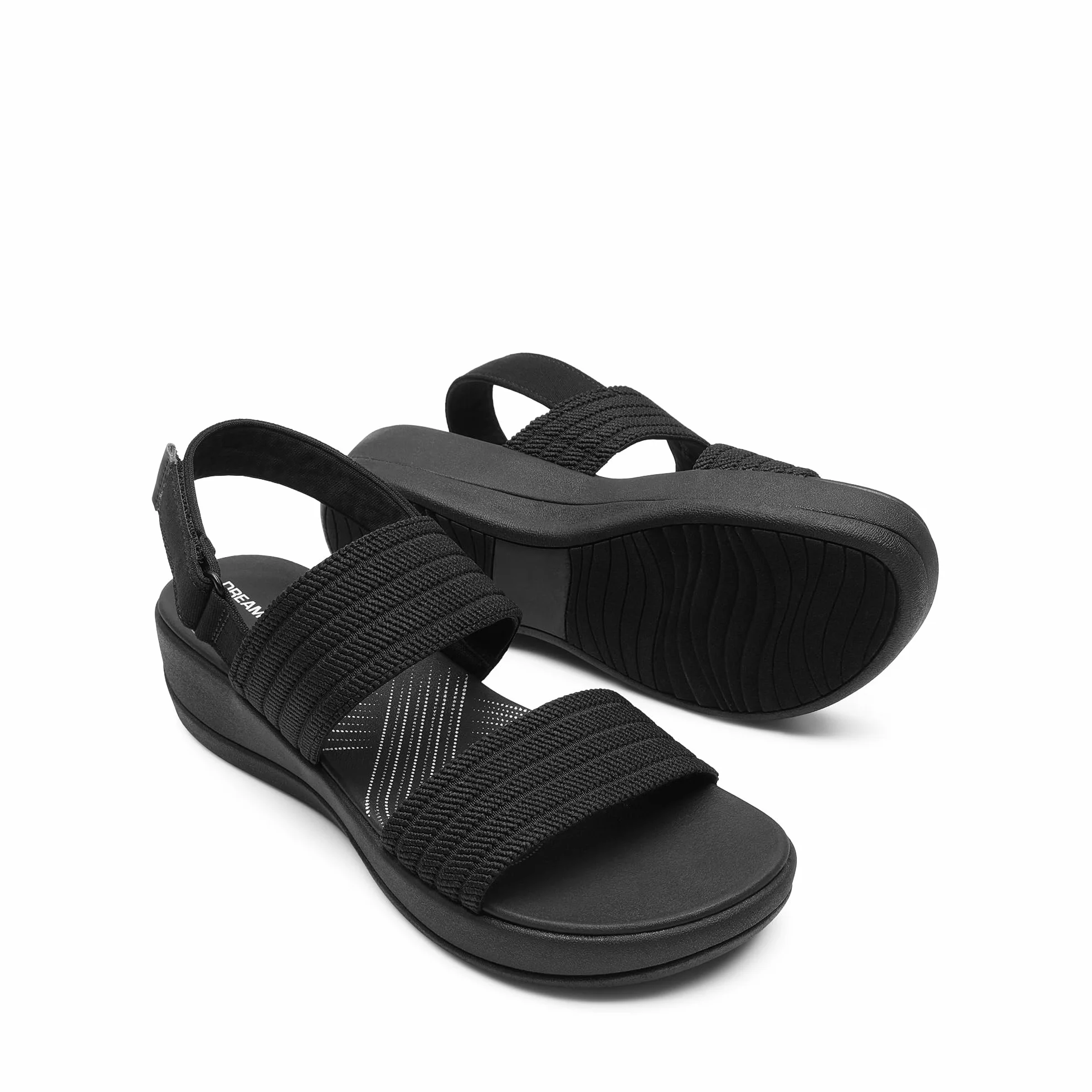 DREAM PAIRS Sandales de Sport pour Femme Confortables d'Été Légères Décontractées DWUMFS2522
