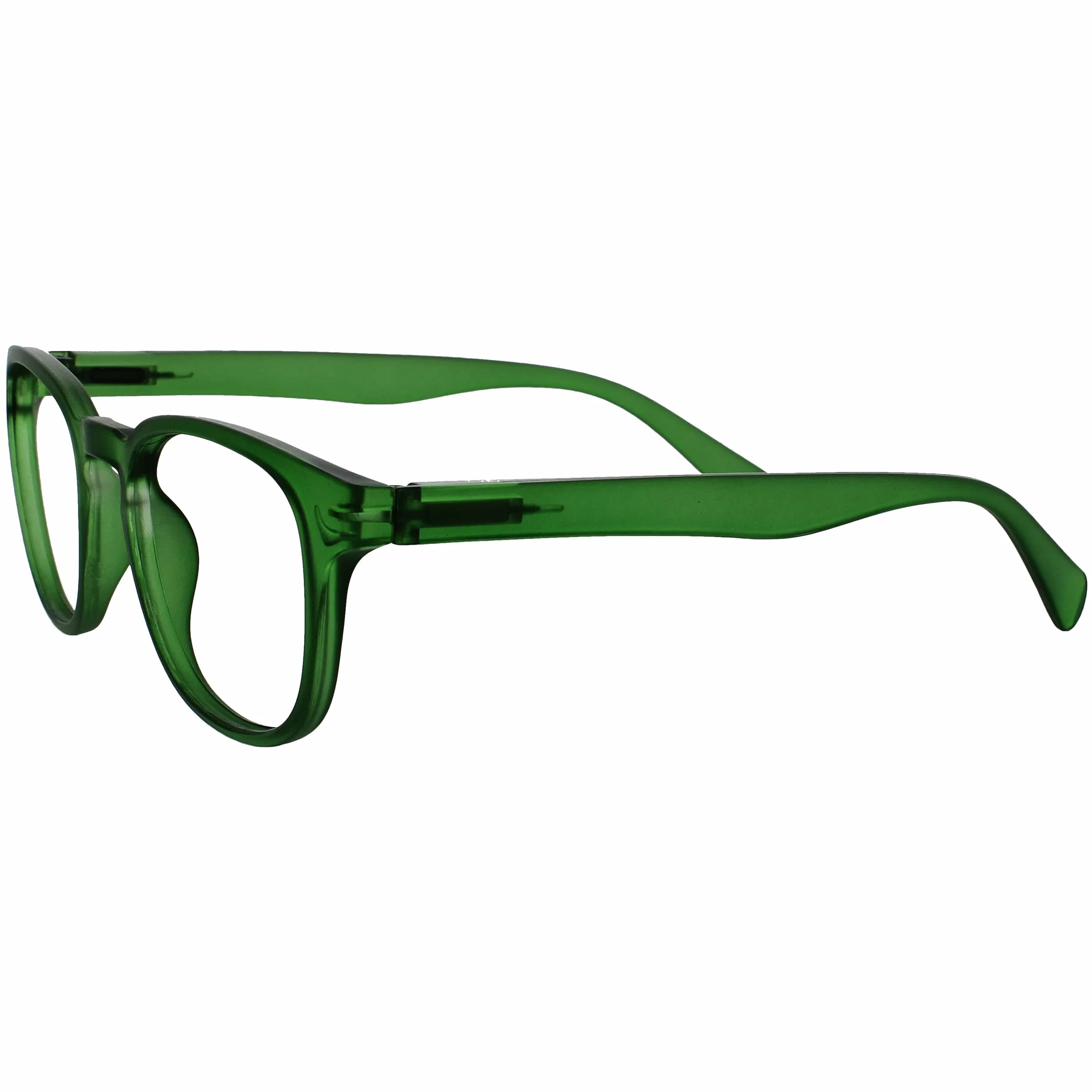 OPULIZE Lunettes De Lecture Rétro Rond +2,00 Bleu Rose Pourpre Vert Hommes Femmes