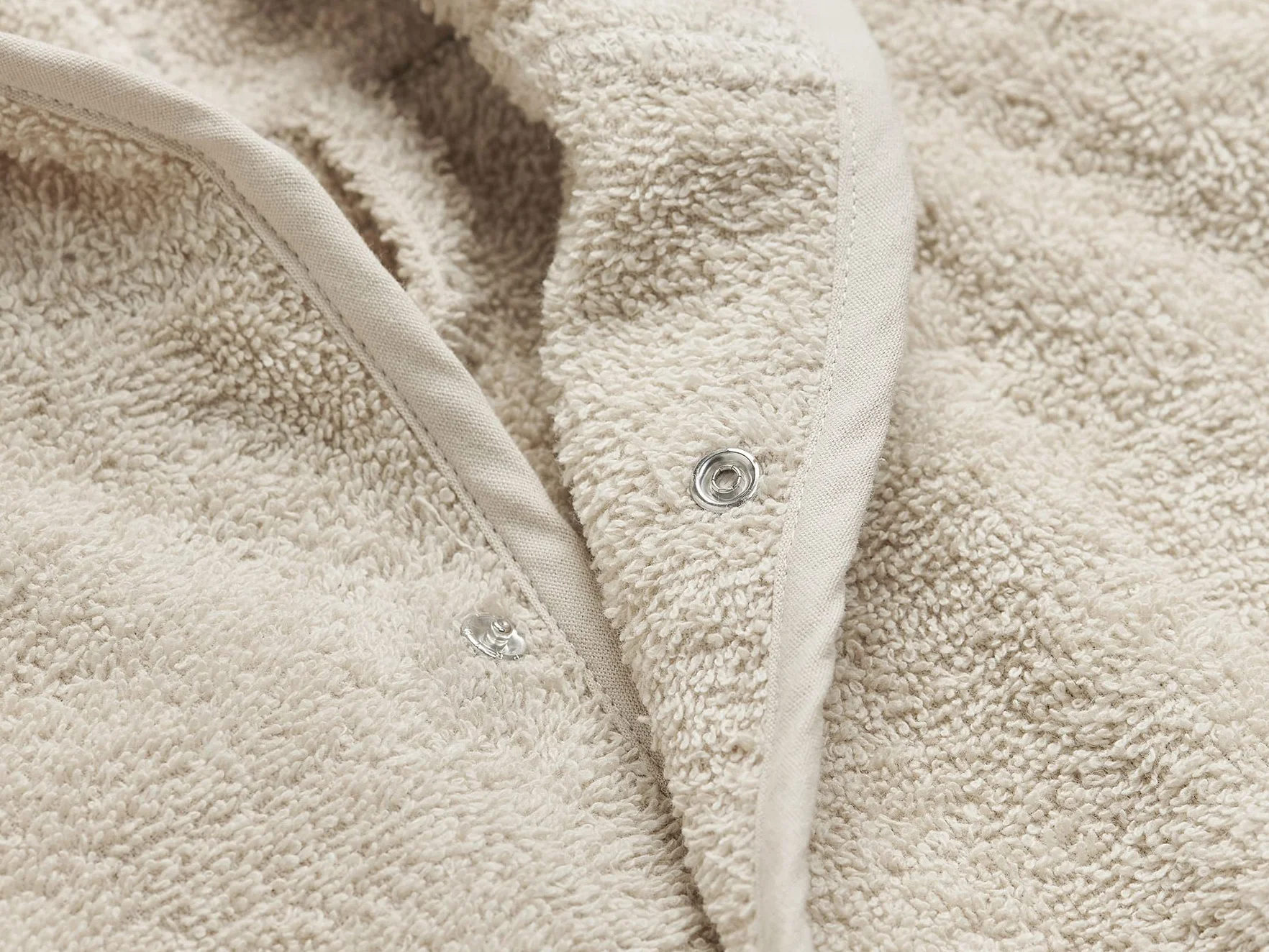 Jollein Peignoir de bain en éponge 1-2 ans Nougat