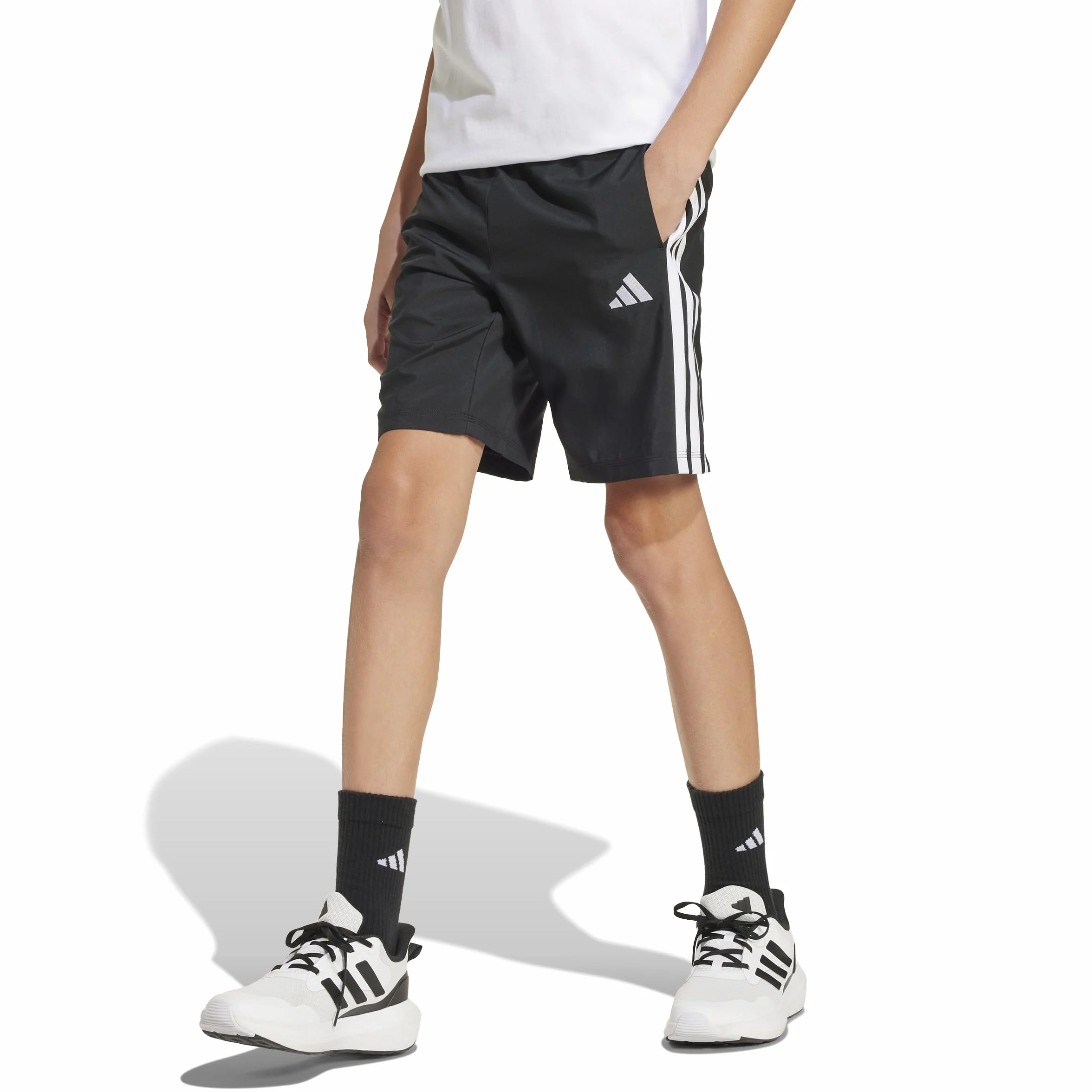 Adidas Essentials Climacool Stripes Short Hybride Mixte Enfant