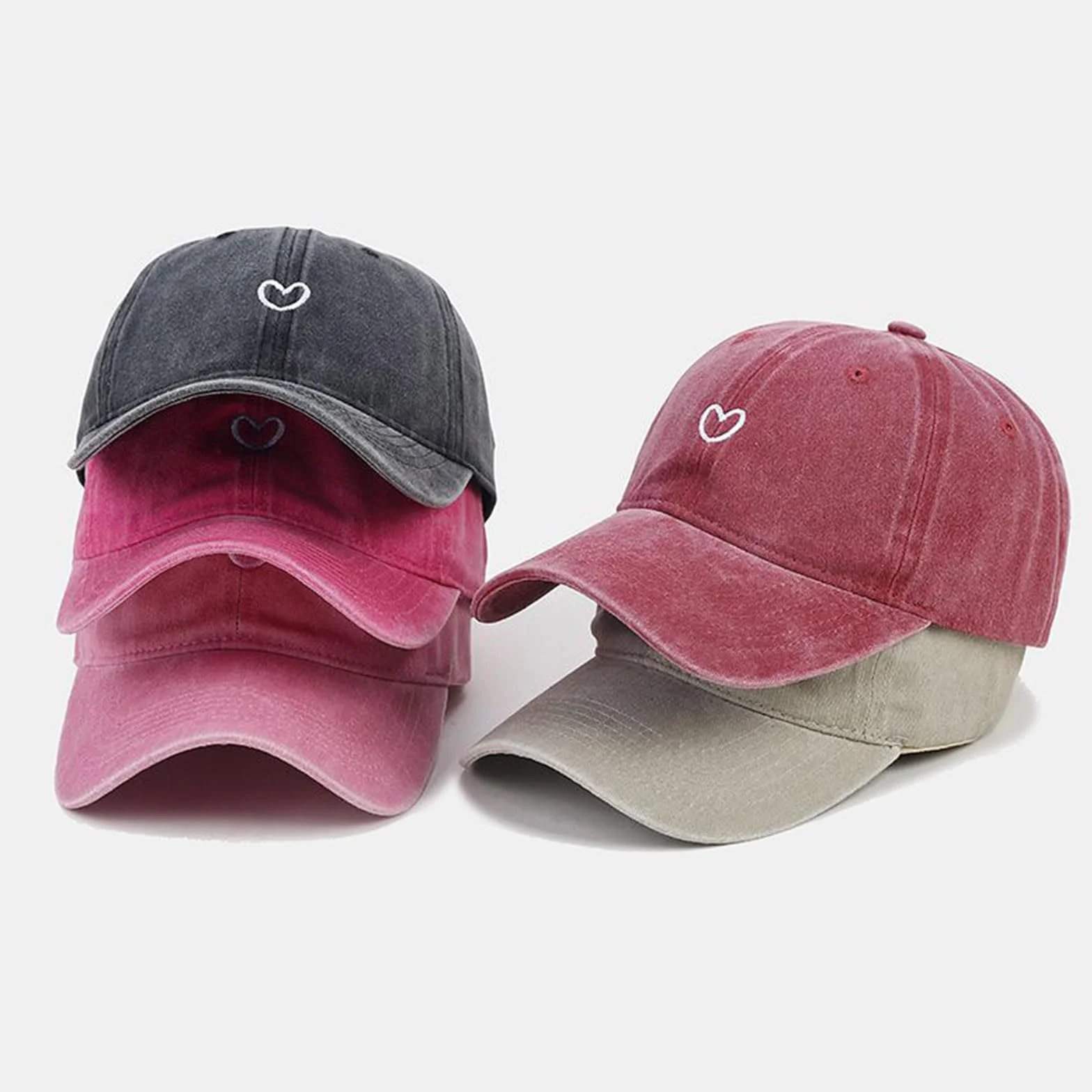 Casquette Baseball Femme Coton Réglable Sport