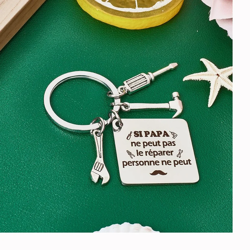 Porte-Clés Papa Cadeau Fête Des Pères Original
