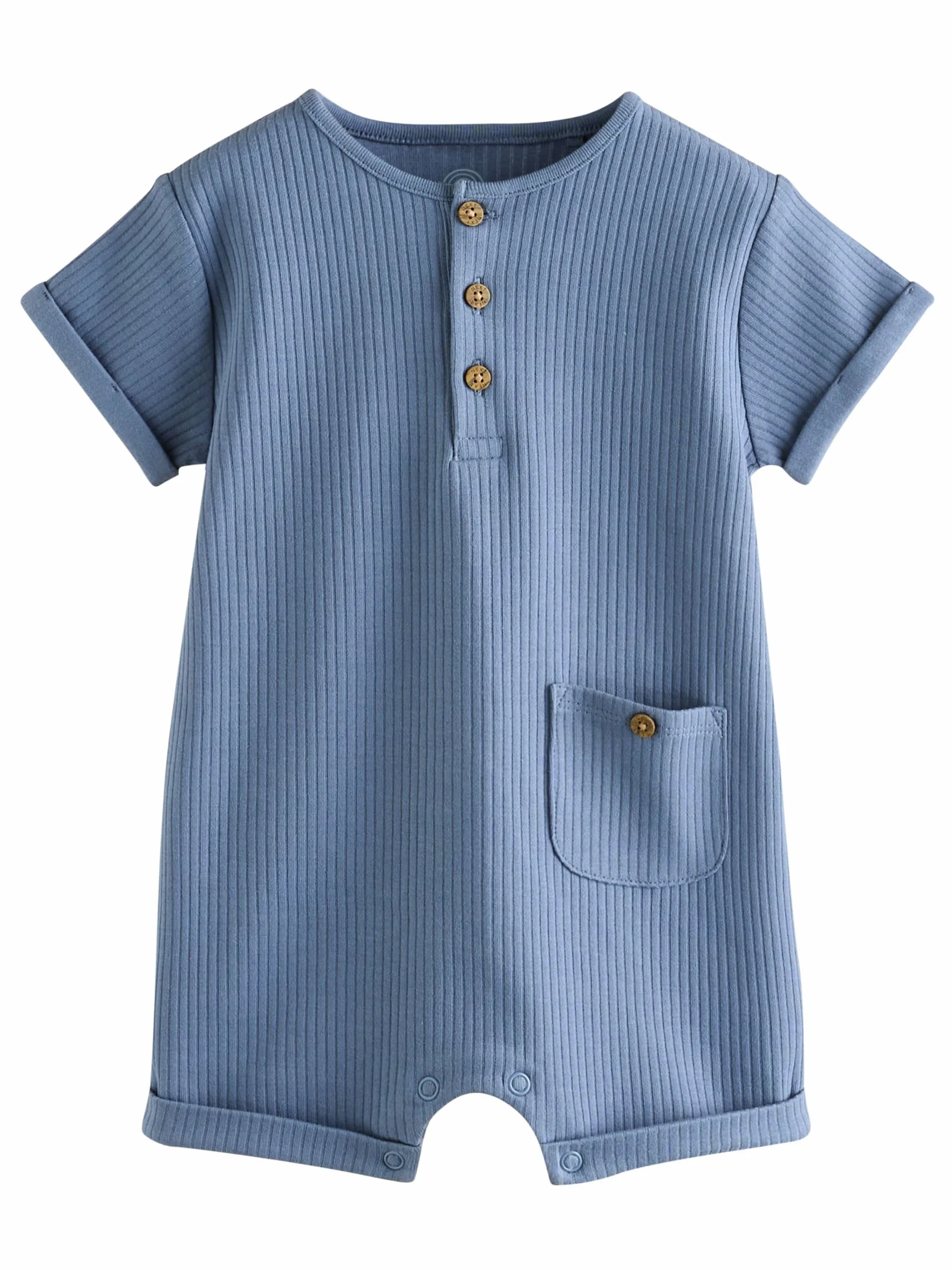NEXT Bébé garçon Barboteuse col grand-père boutonné lot de 4