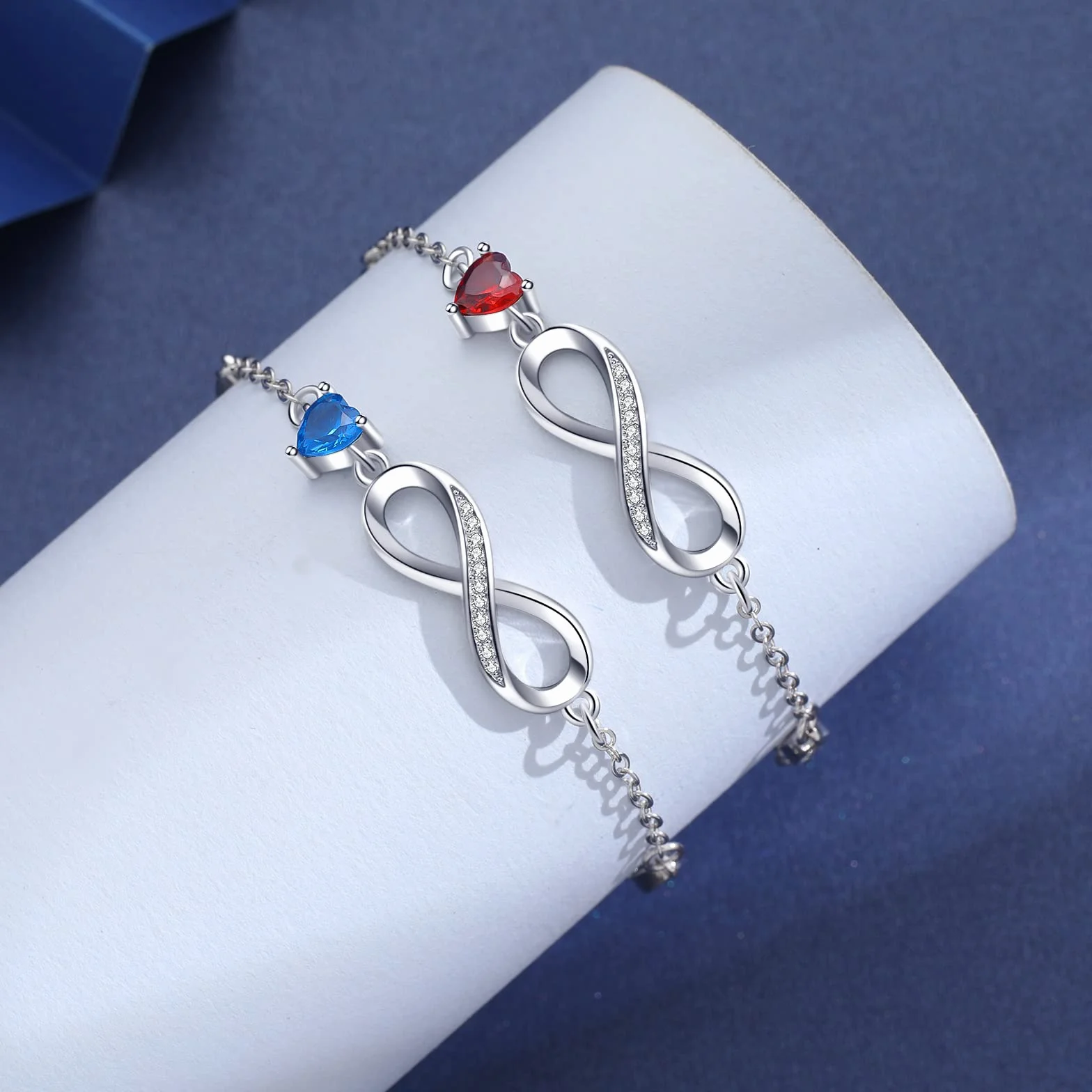 Bracelet Argent 925 Femme Cadeau Maman Fete des Meres Anniversaire