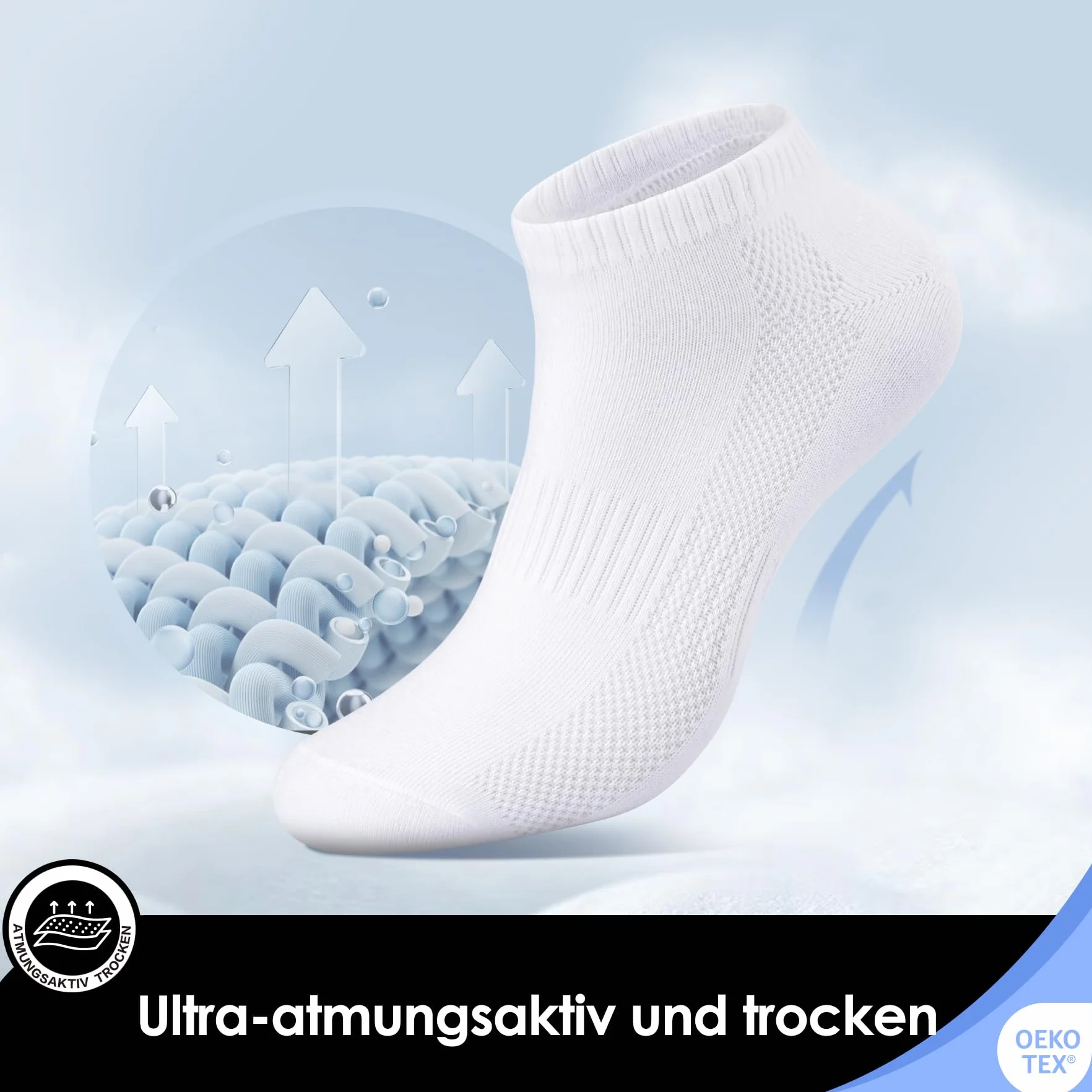 Chaussettes Hommes Femmes Coton Basses Sport Courtes Respirantes Unisexe