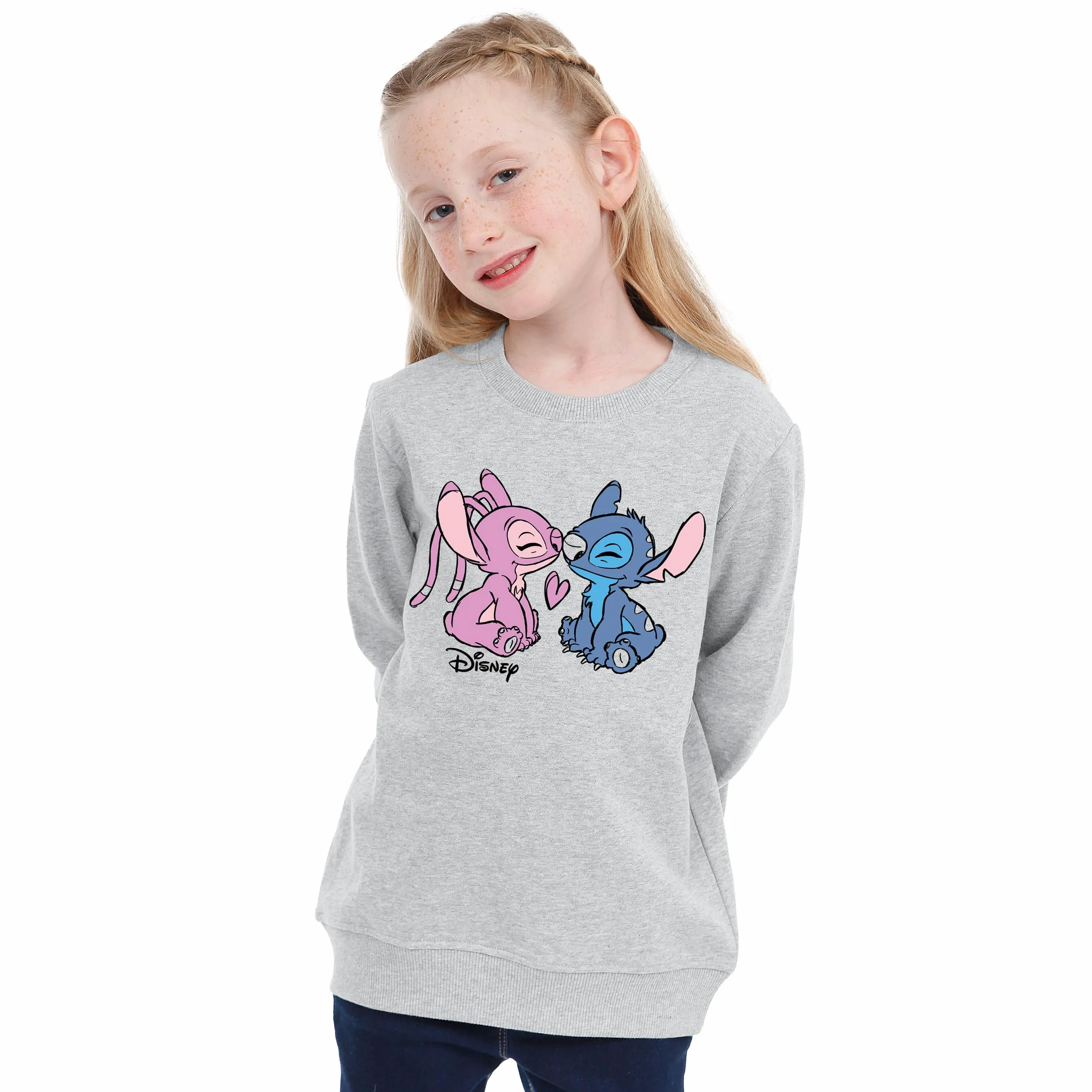 Disney Stitch Sweat Fille Pull 3-12 Ans