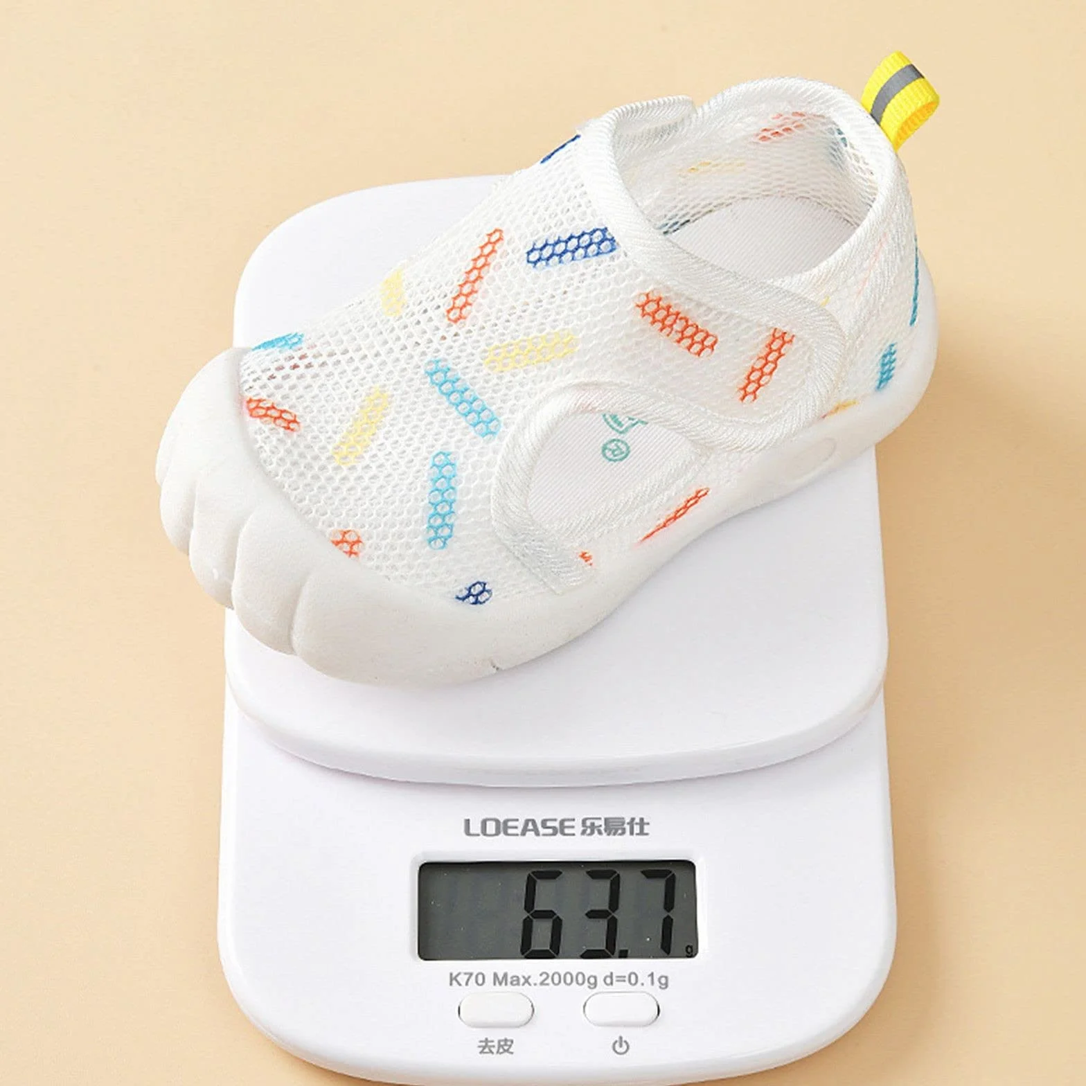 Sandales bébé fille garçon été semelle plate non slip bout semi-ouvert respirantes souples