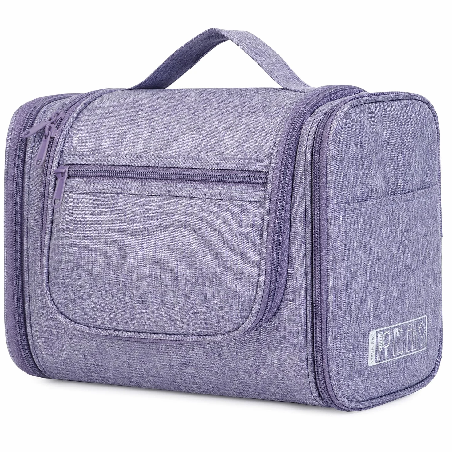 WANDF Grande Trousse de Toilette à Suspendre pour Femme Camping Voyage