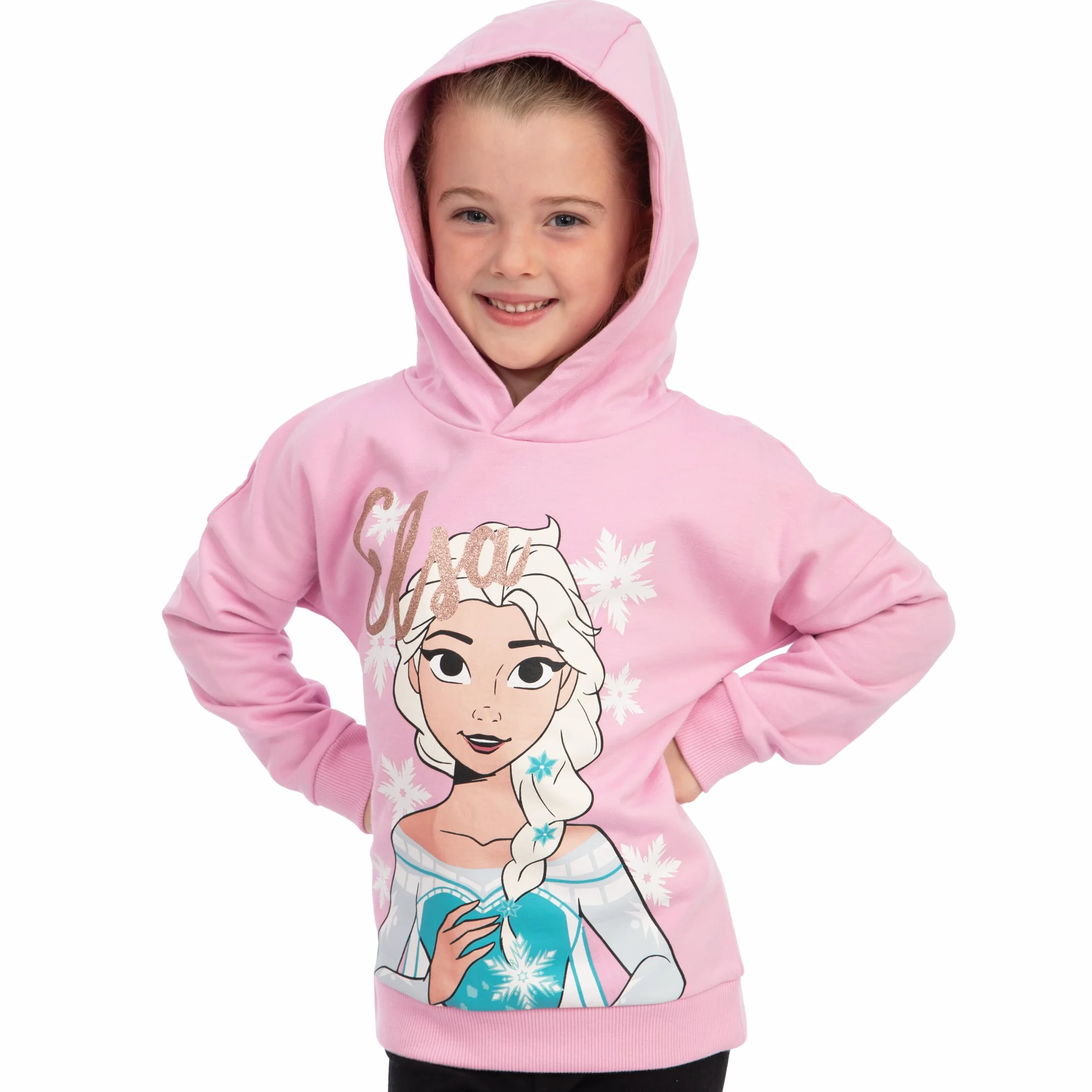 Disney Sweat Capuche Enfant Frozen, Elsa Fille Vetement La Reine des Neiges
