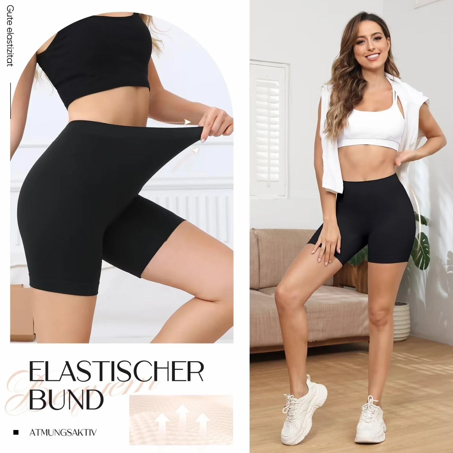 Shorty Anti Frottement Cuisse Femme Lot De 3