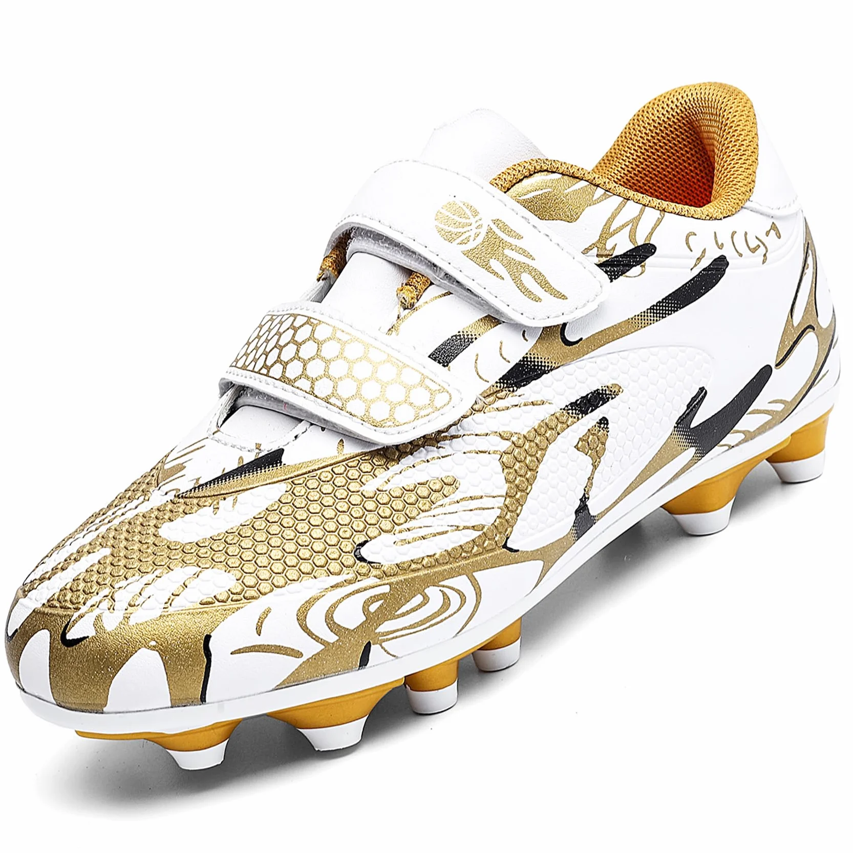 Chaussures de Football Garçon Crampons Professionnel Antidérapant Athlétisme Entrainement