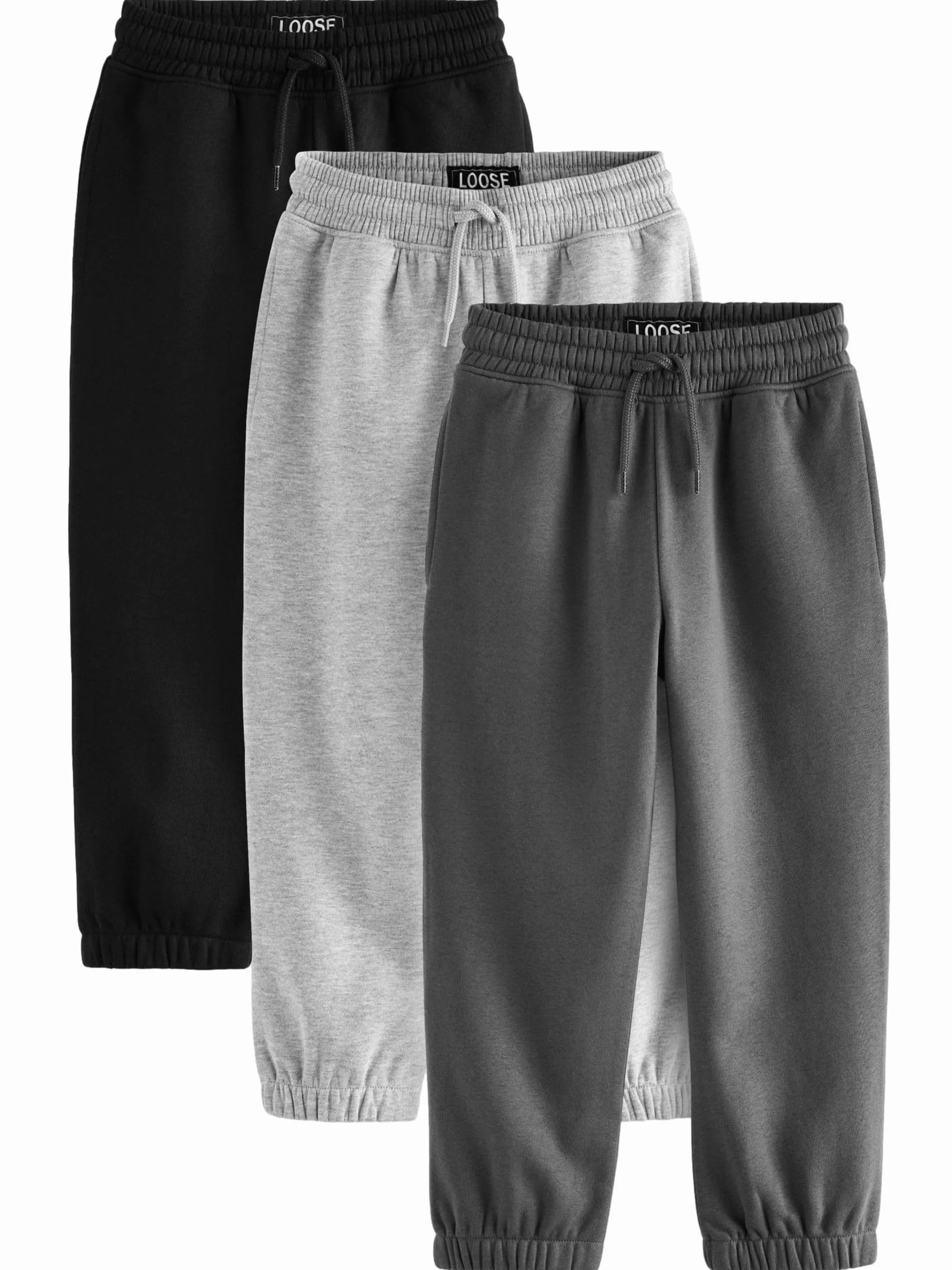 NEXT Garçon Pantalon de Jogging Regular Lot de 3