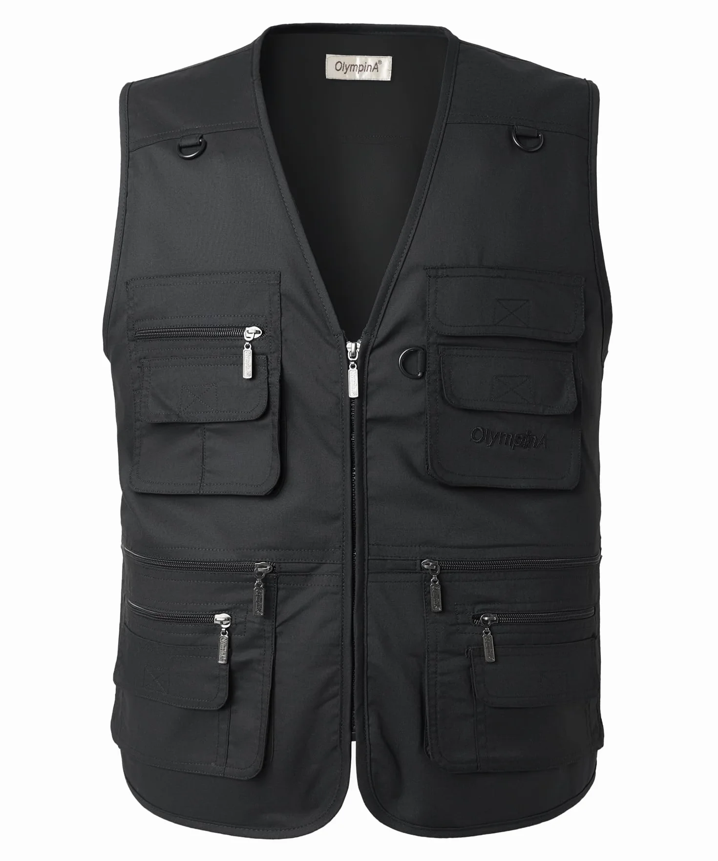 Gilet de Pêche Homme Léger Respirant Sans Manche avec Multi-Poche pour Pêche Camping Photographie Voyage