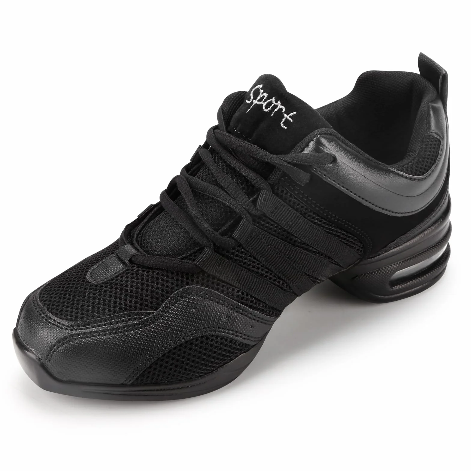 PADGENE Chaussures de Jazz Femmes Chaussures de Danse Satin Talons Hauts Jazz Latin Rumba Cha Cha
