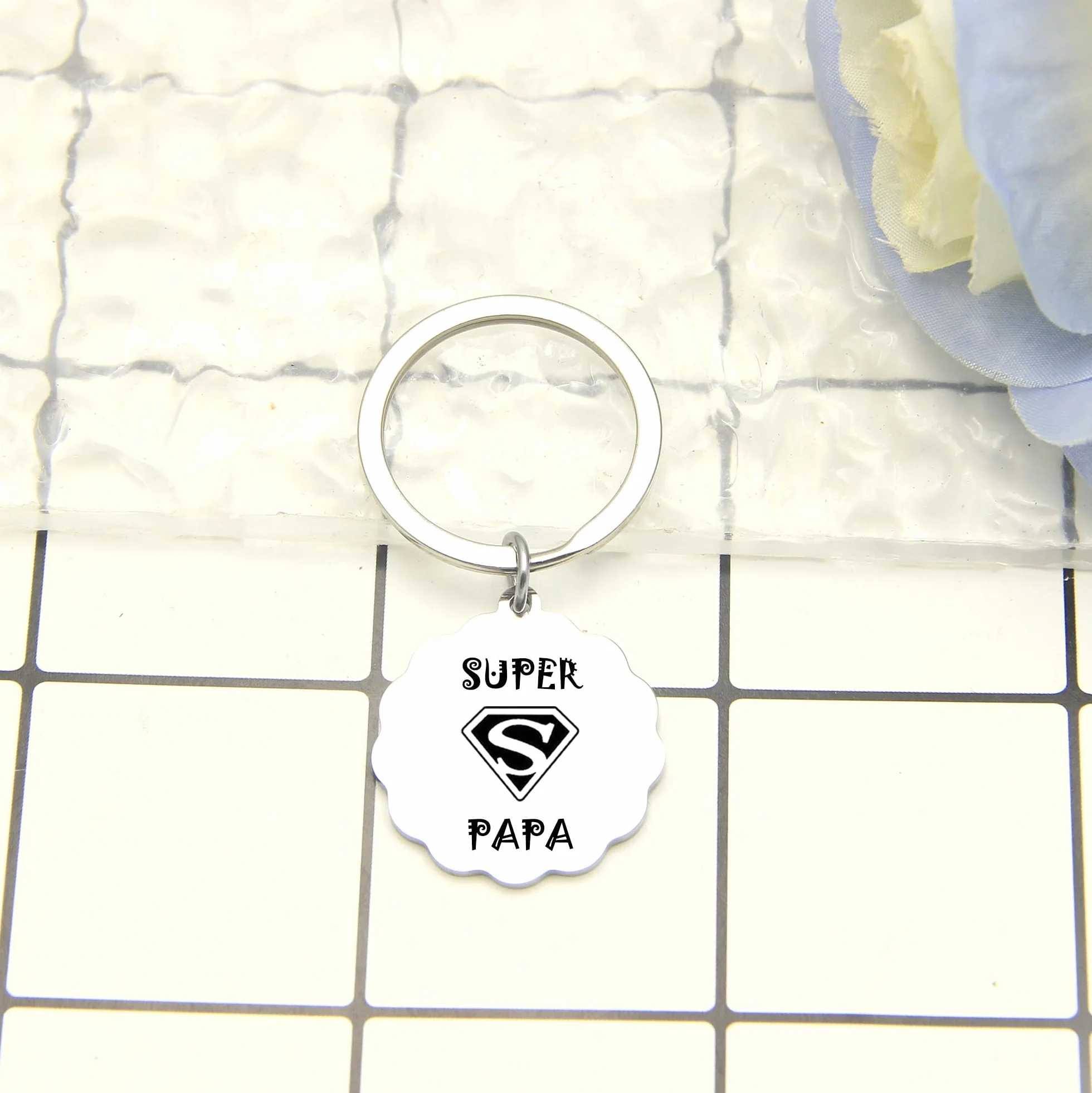 Porte-cles Papa Cadeau Fete Des Peres Anniversaire Original