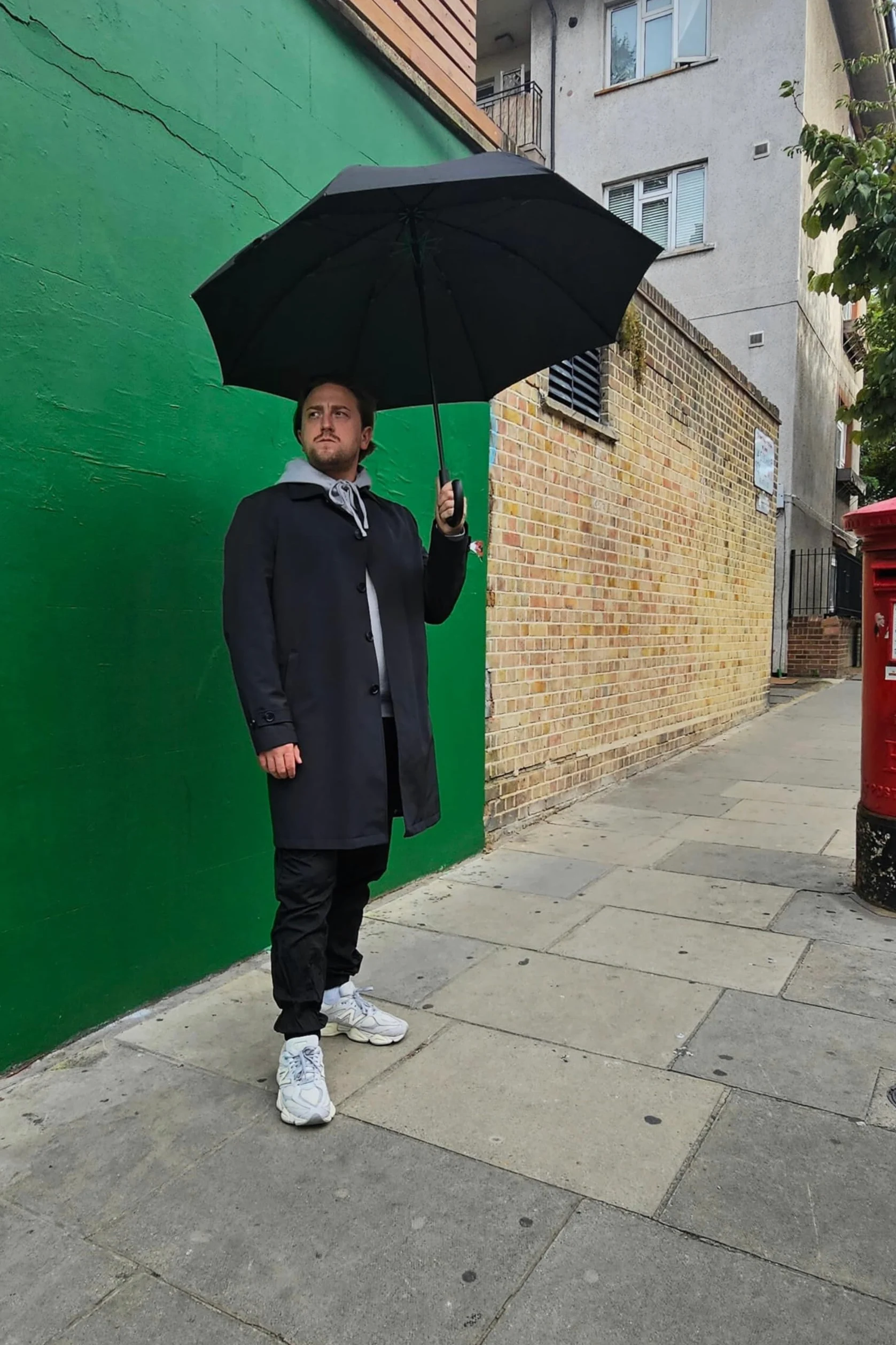 Fulton Black Typhoon Umbrella
