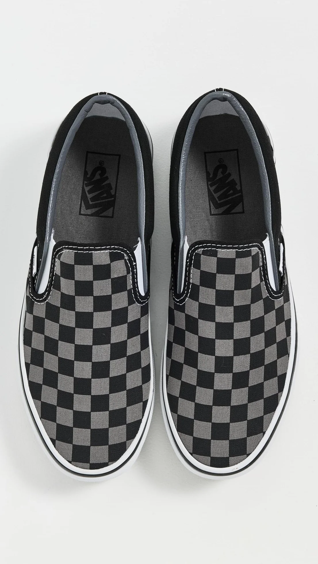 Vans Classic Slip-on Chaussure Checkerboard Noir/étain