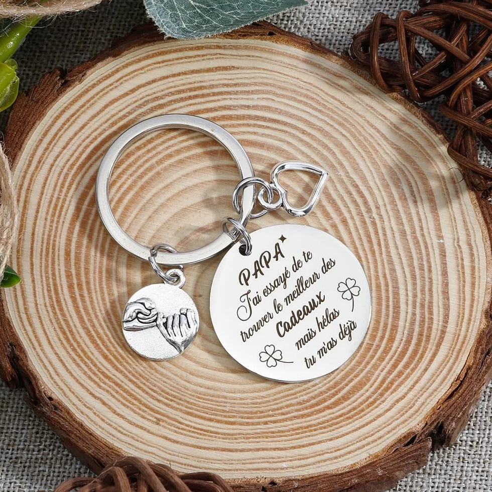 Porte Clef Papa Cadeau Fête Des Pères Idée Cadeau Anniversaire Papa