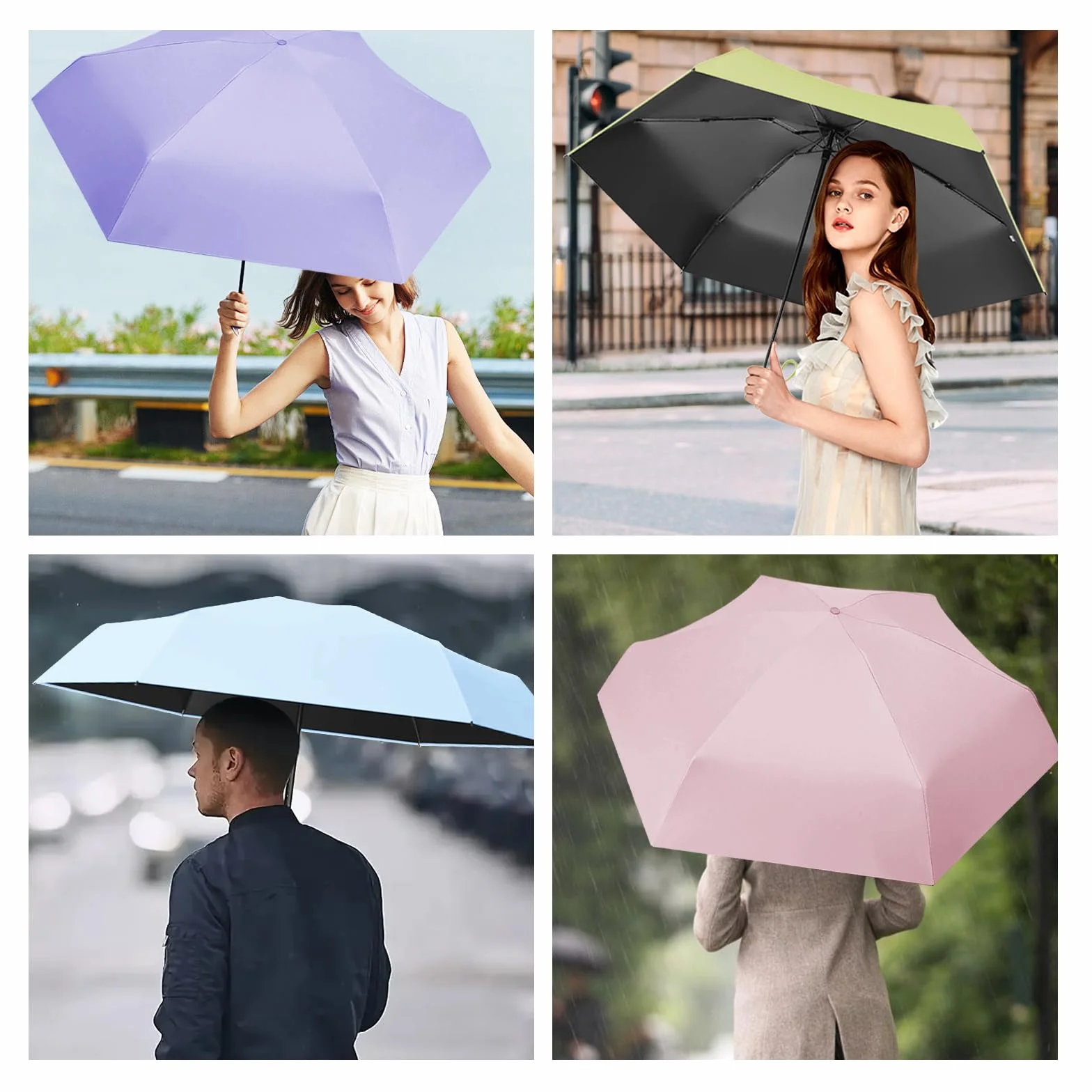 Mini Parapluie de Poche, Pliant, Ultra-léger, Compact, Portable, Capsule