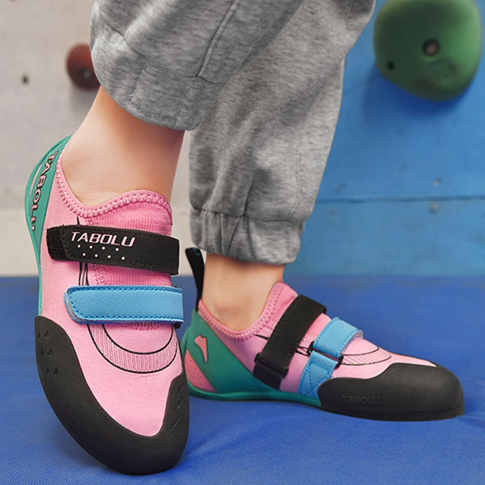 Chaussures d'escalade Mixte Respirantes Antidérapantes Amorti Adolescents Enfants