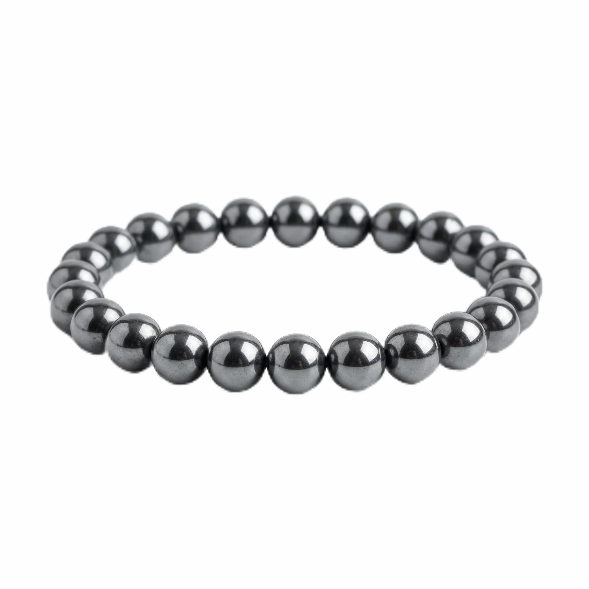 Bracelet en Pierres Naturelles 100% Authentiques - Perles Élastiques avec Fil Coréen et Écrin