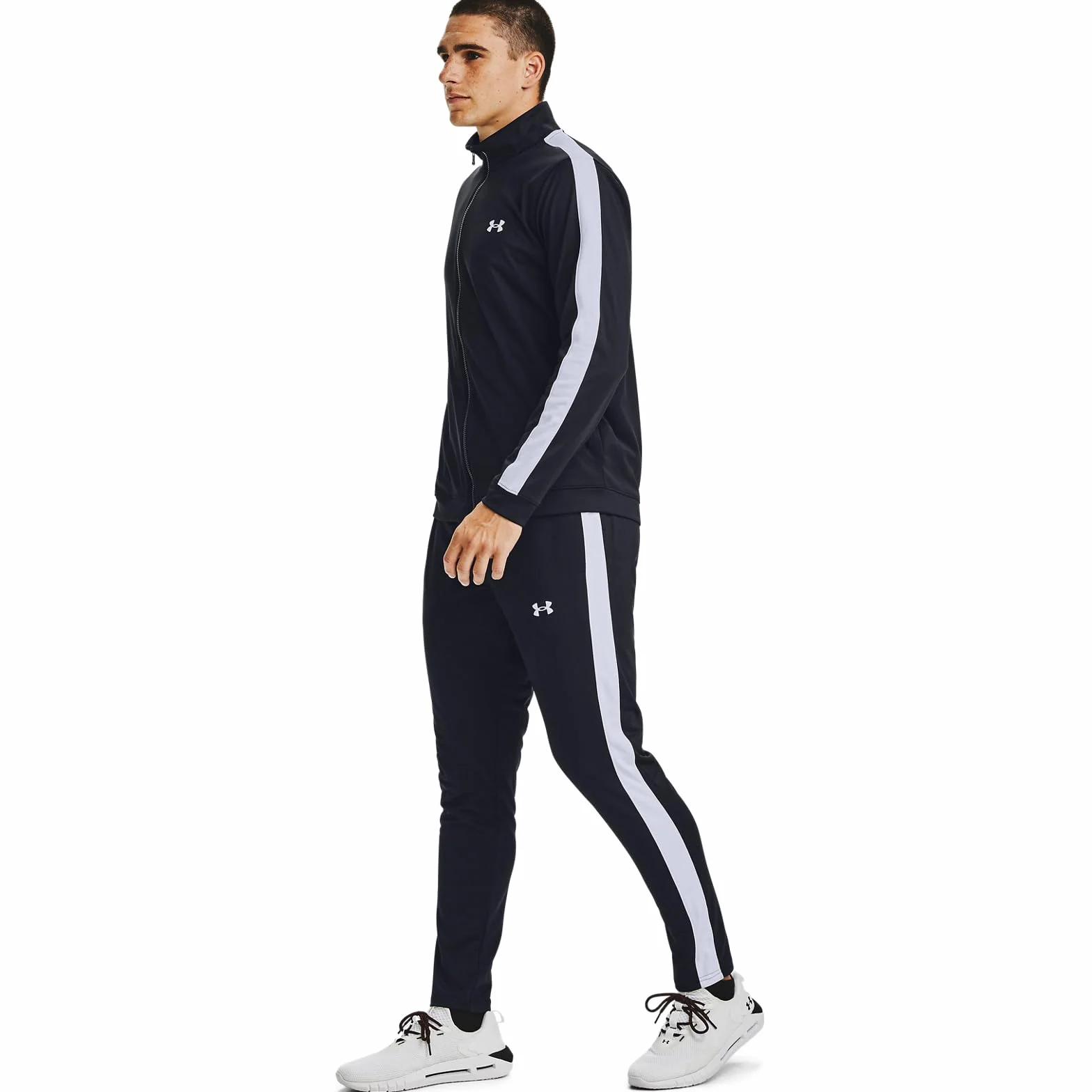 Under Armour Survêtement En Tricot Pitch Grey Black