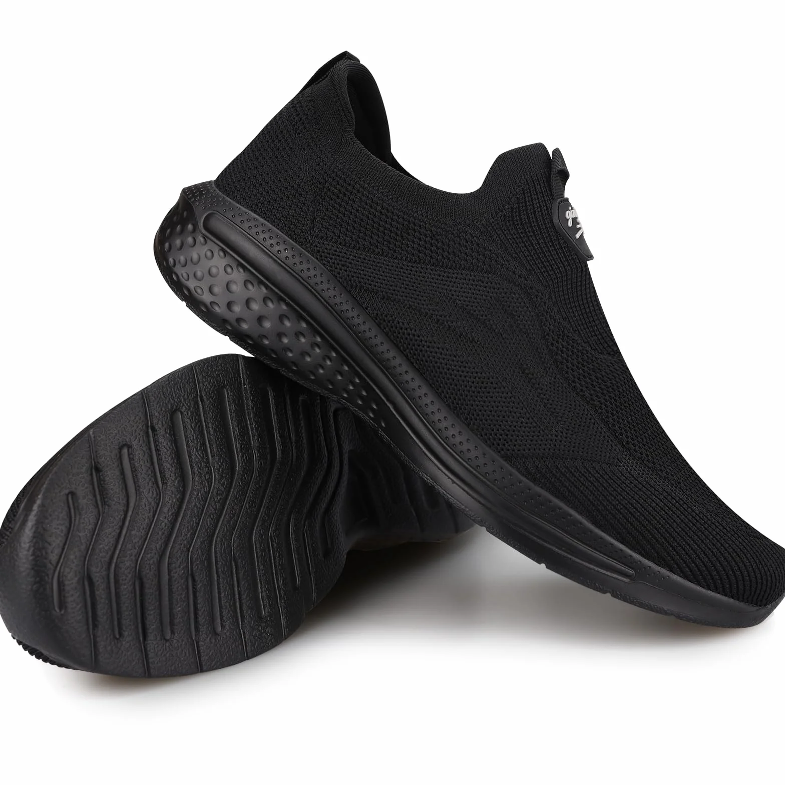 Giniros Basket Homme Chaussures Slip on Sneakers sans Lacets de Course Baskets Fitness Running Respirantes