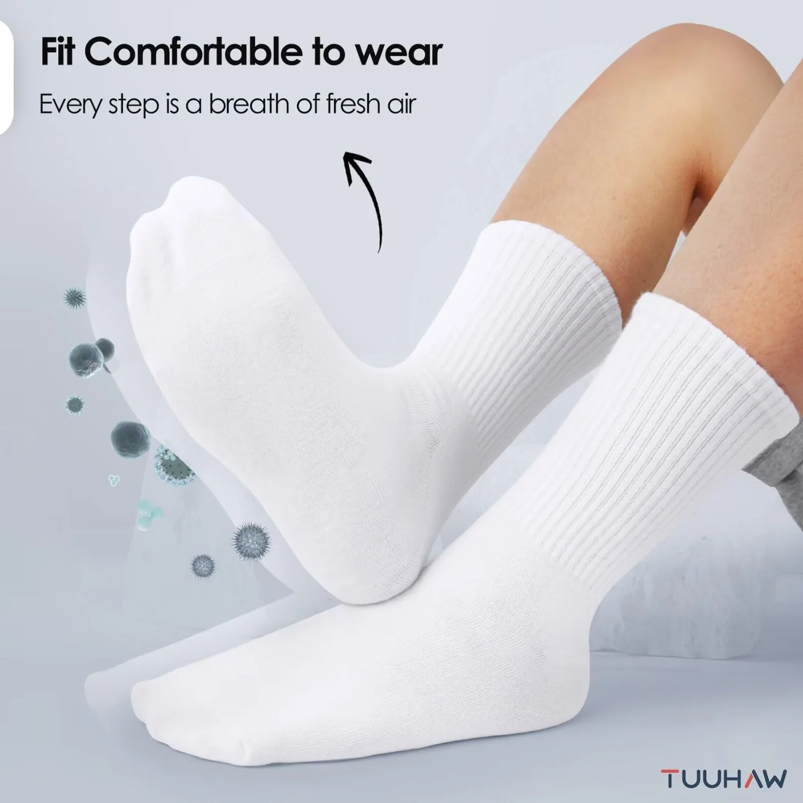 Chaussettes de Sport Homme Femme Lot 6/12 Unisexe OEKO-TEX Standard 100