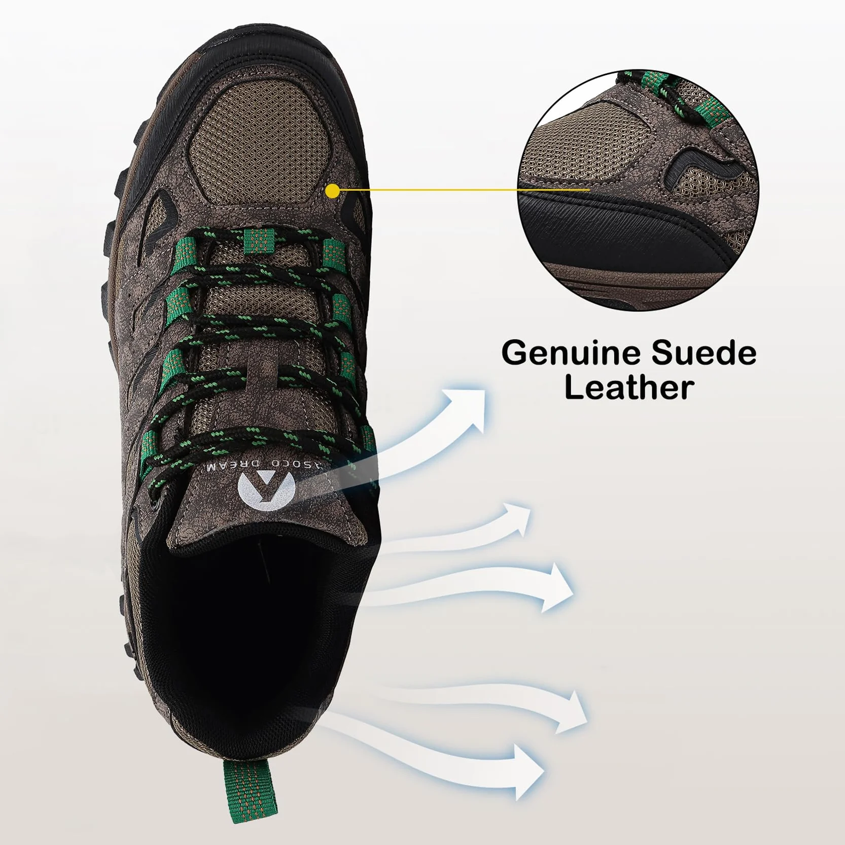 Chaussures de Randonnée Homme Femme Trekking Respirant Antidérapantes