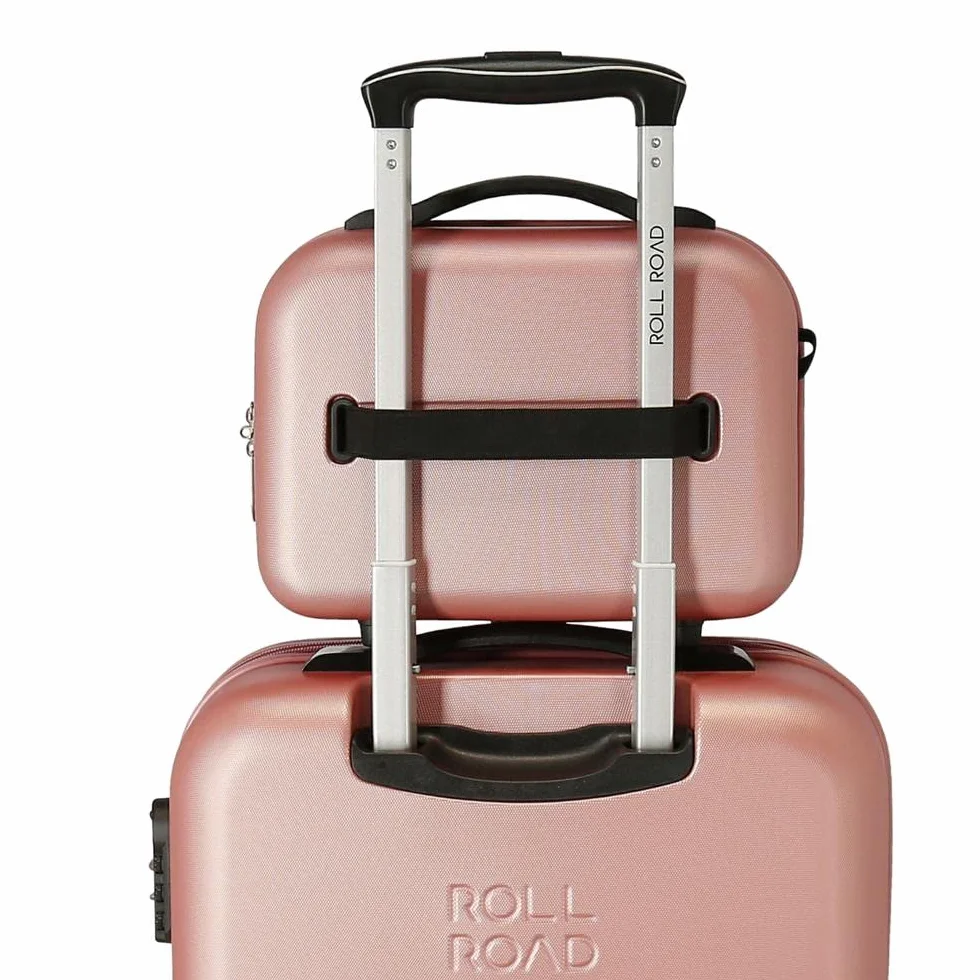 Trousse de Toilette Adaptable Rigide ABS Rose 29 x 21 x 15 cm 9,14 l