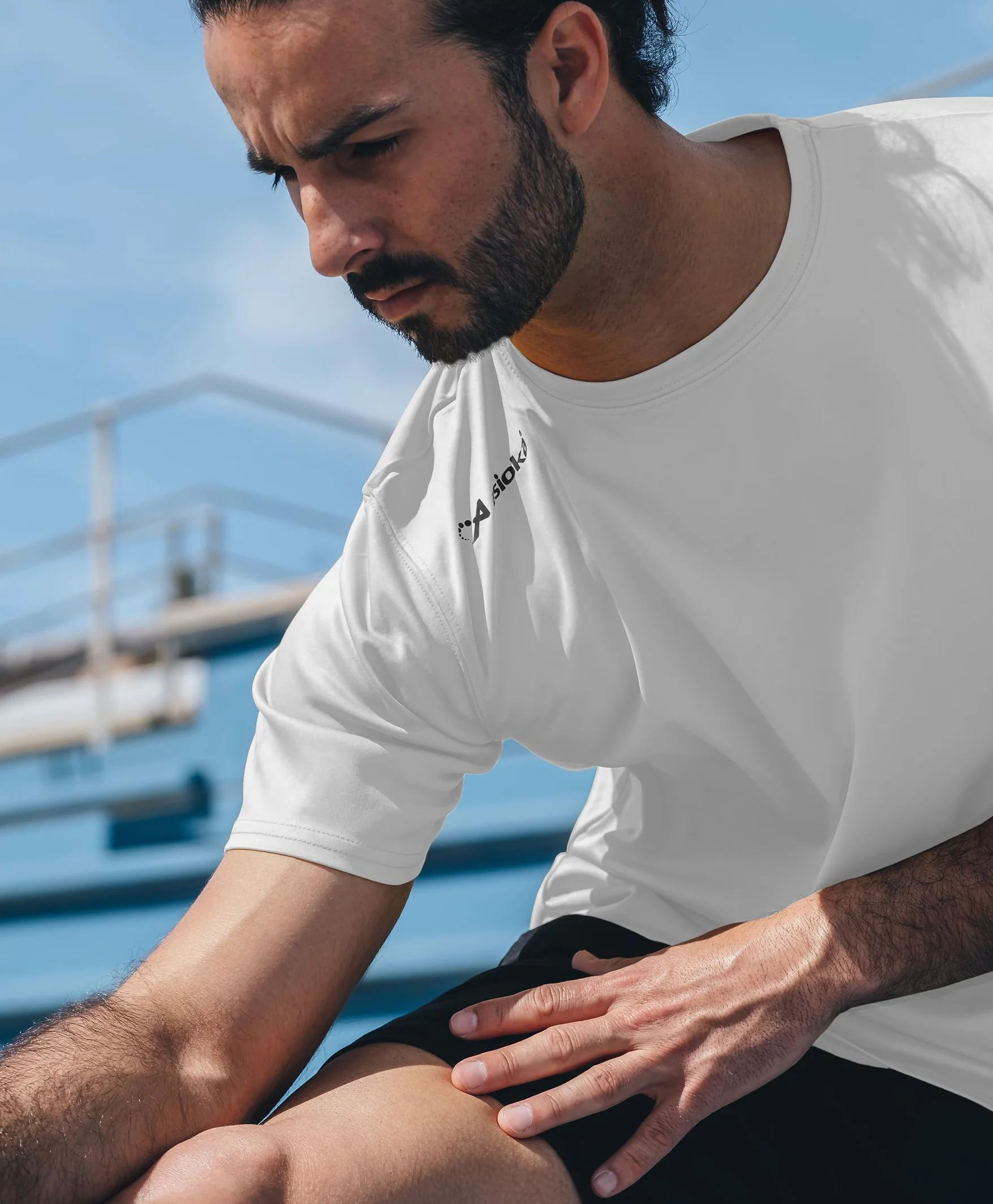 T-Shirt de Sport Unisexe à Manches Courtes Mesh Respirant Séchage Rapide
