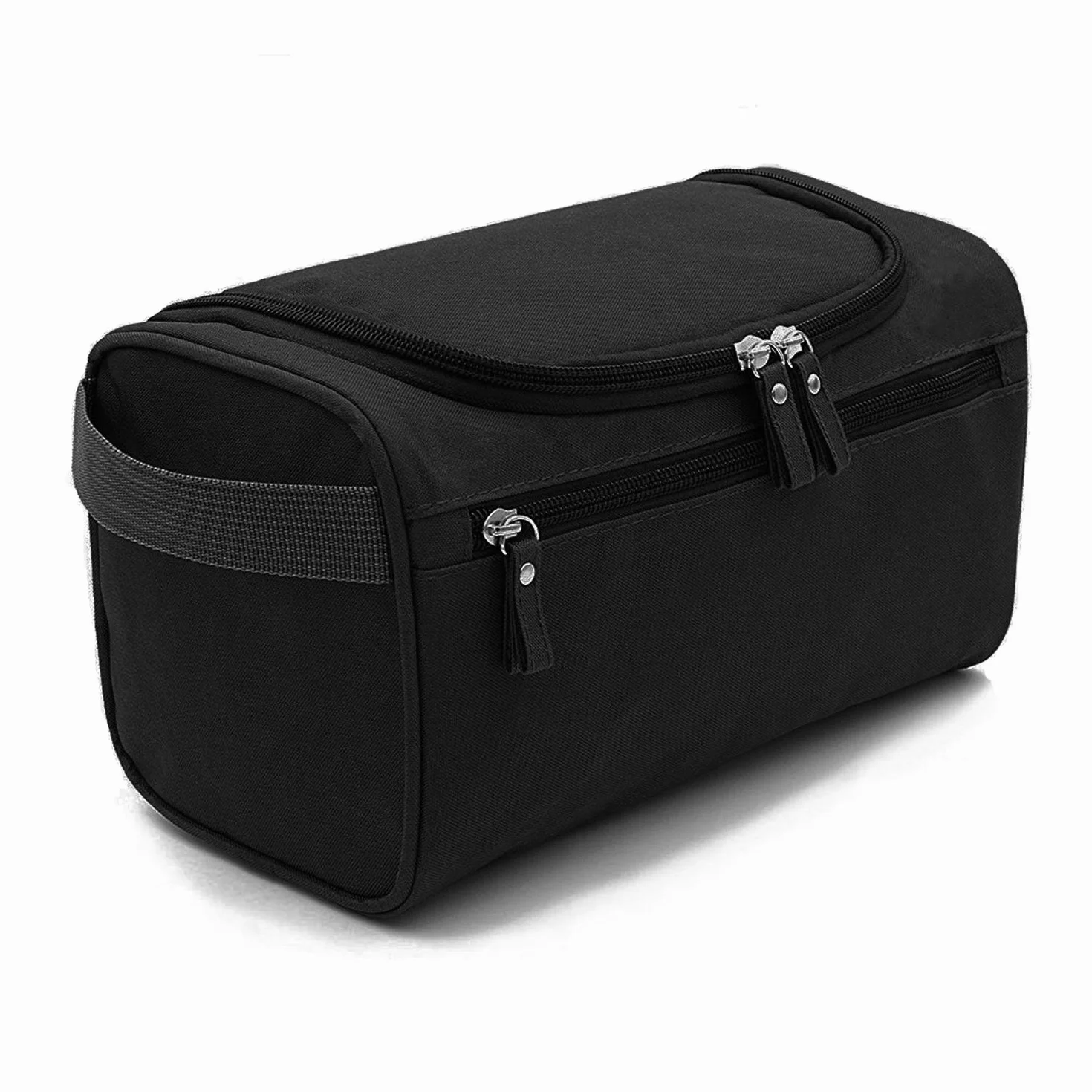 AOBETAK Trousse de Toilette Homme Imperméable Suspendue Sac de Makeup Voyage Noir