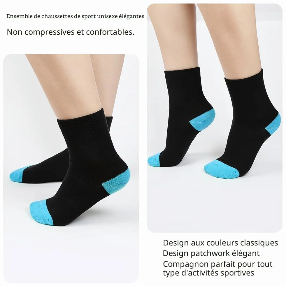 Chaussettes de sport pour Enfants, Coton, Respirantes, Paire de 12, Football Tennis