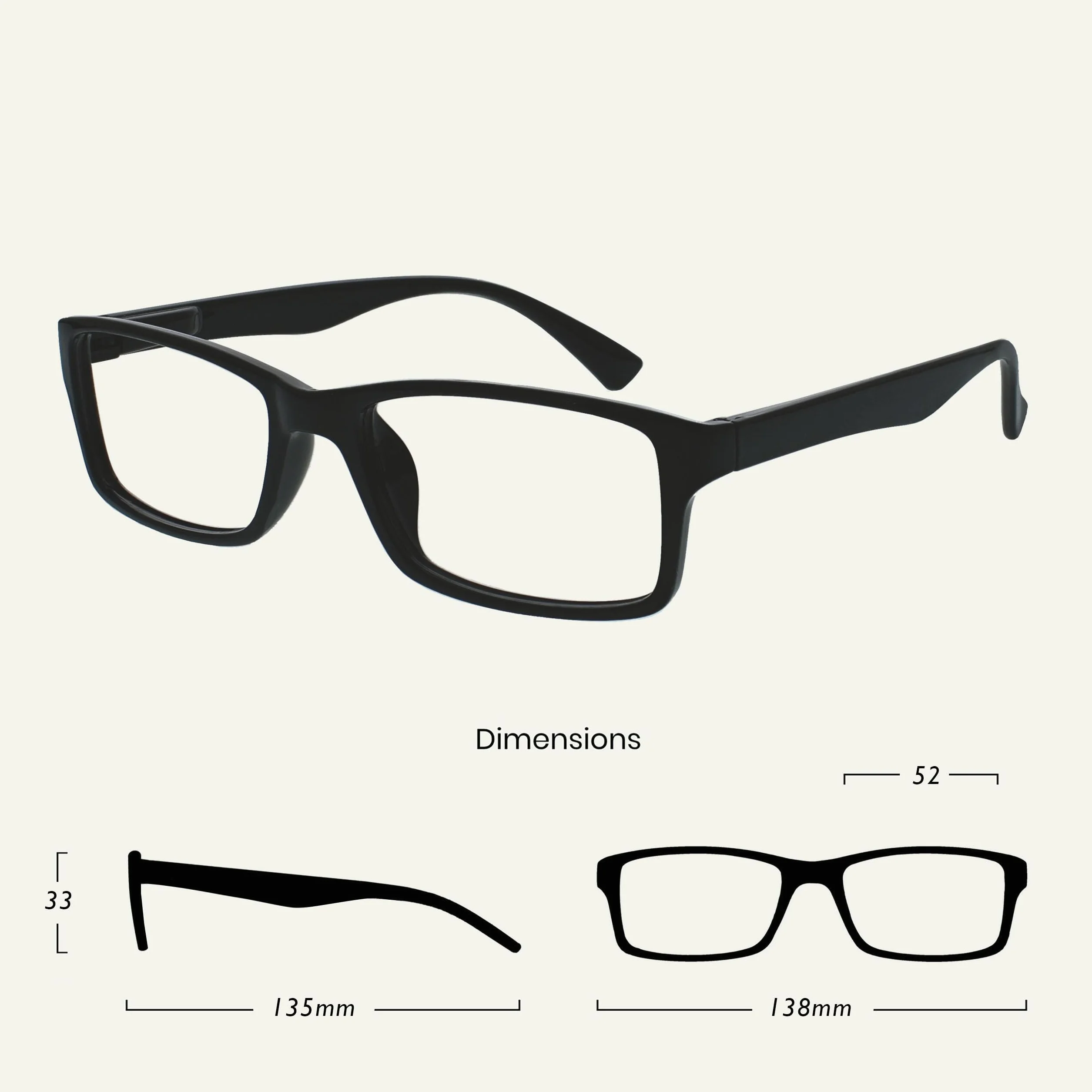 OPULIZE Lunettes De Lecture Noir +2,50 Pack 4 Designer Style Hommes Femmes