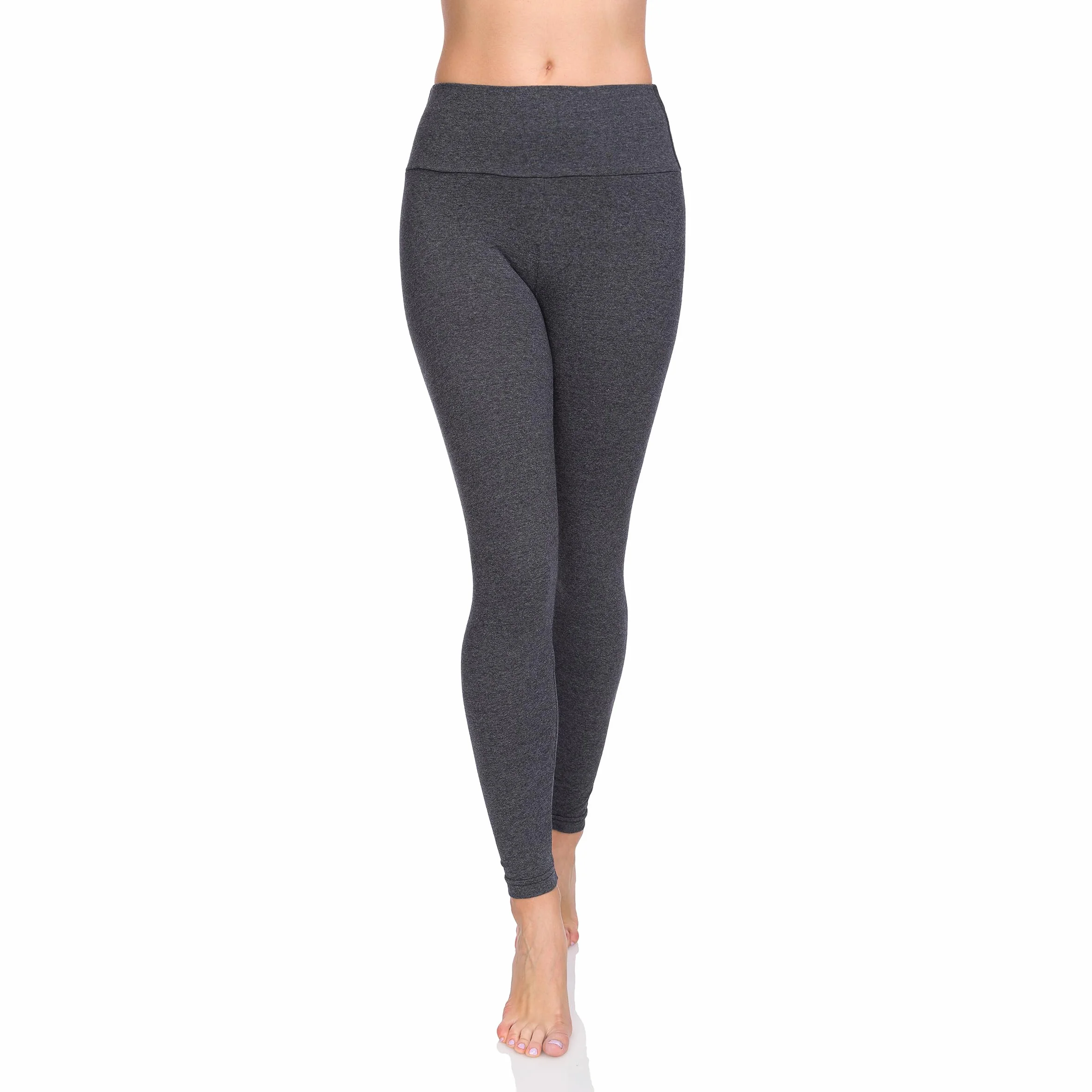 Legginsy SOFTSAIL 95% Bawełna Wysoki Stan Damskie
