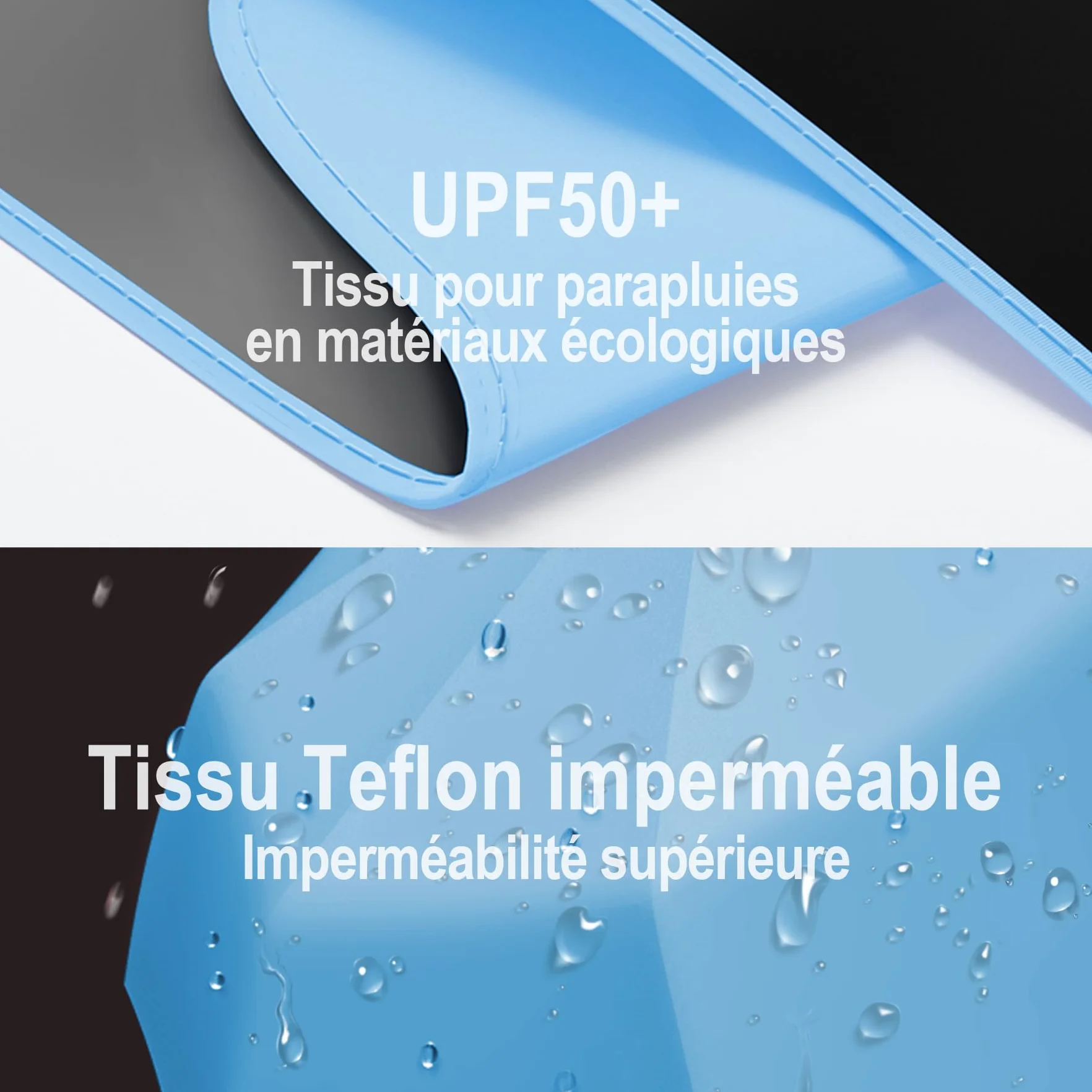 Mini parapluie de voyage pliable coupe-vent automatique Protection UV petit compact léger