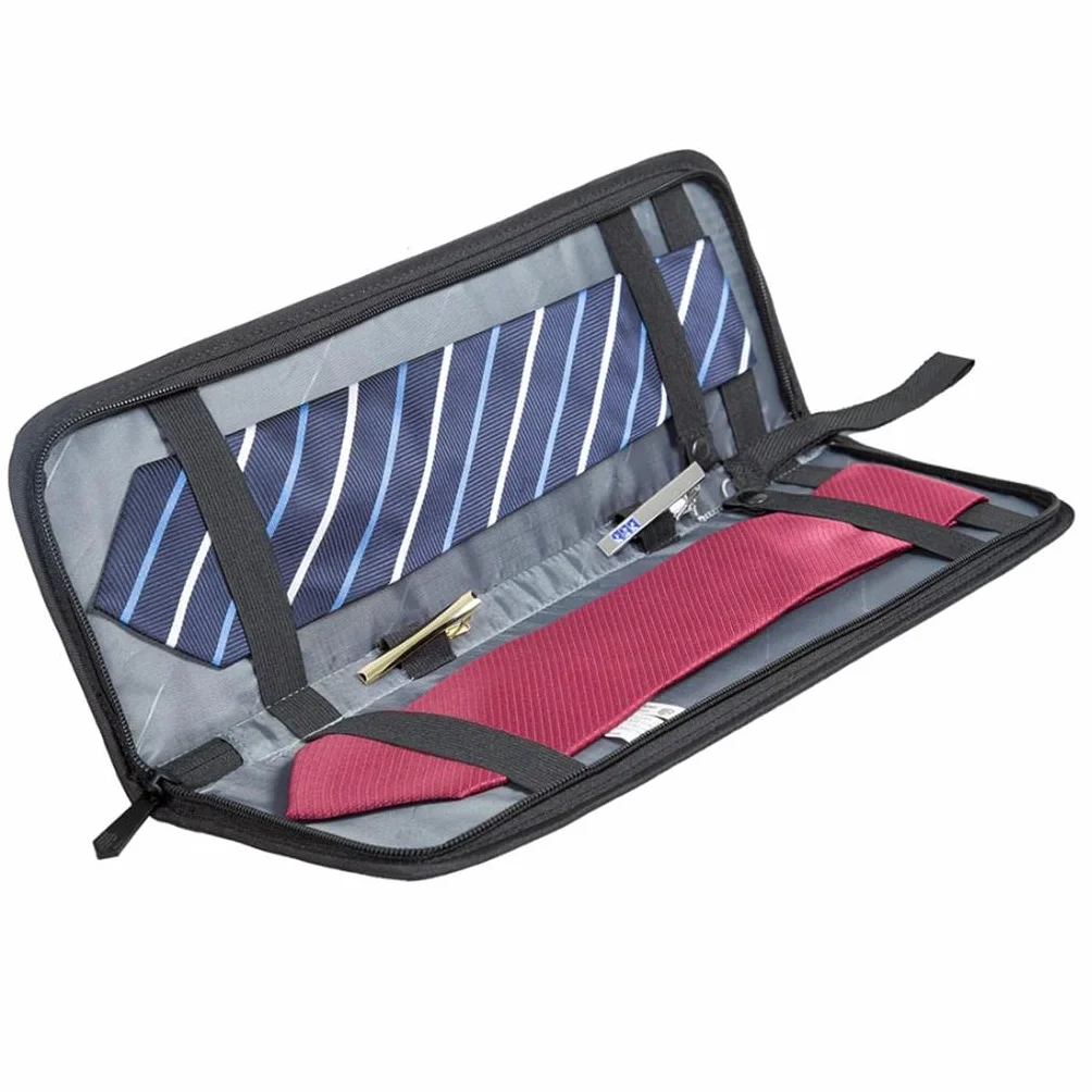 Sac de rangement pour cravates Noir 42 x 13 x 2,5 cm