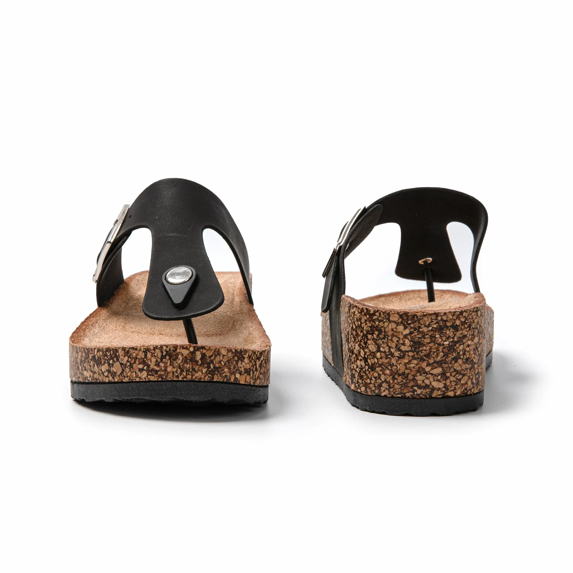JOMIX Sandales Femme Mules Réglables Confortables pour Maison Piscine Plage