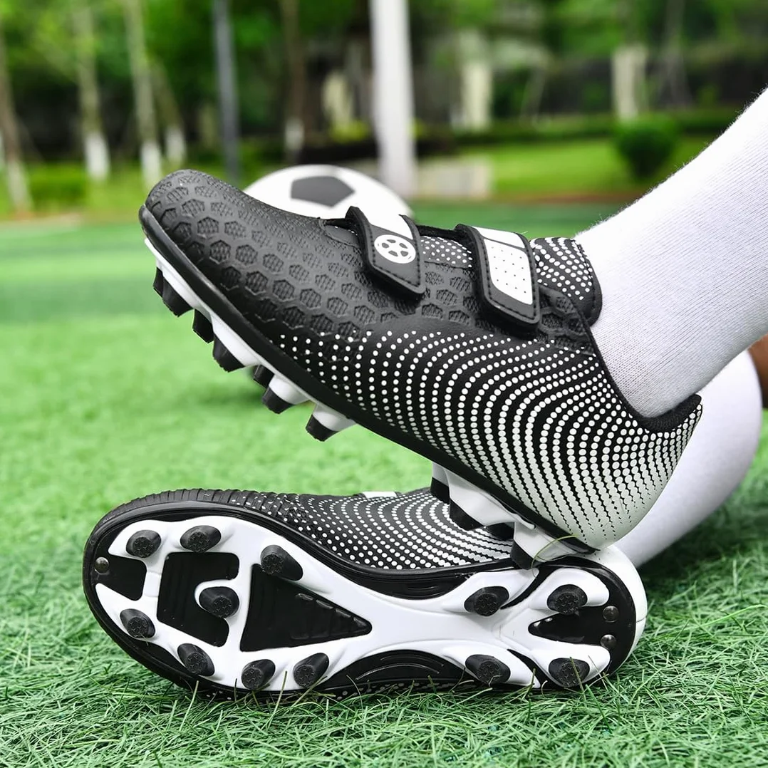 Chaussures de Football Garçon Enfant Antidérapant Basses Baskets Extérieur 28-37 EU